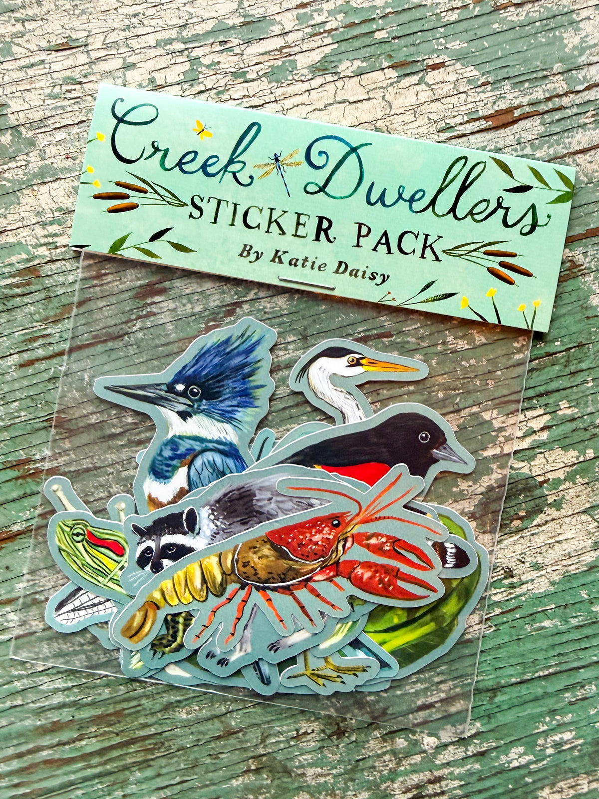 Creek Dwellers Sticker Pack - Set of 10 Matte Stickers | Katie Daisy ...