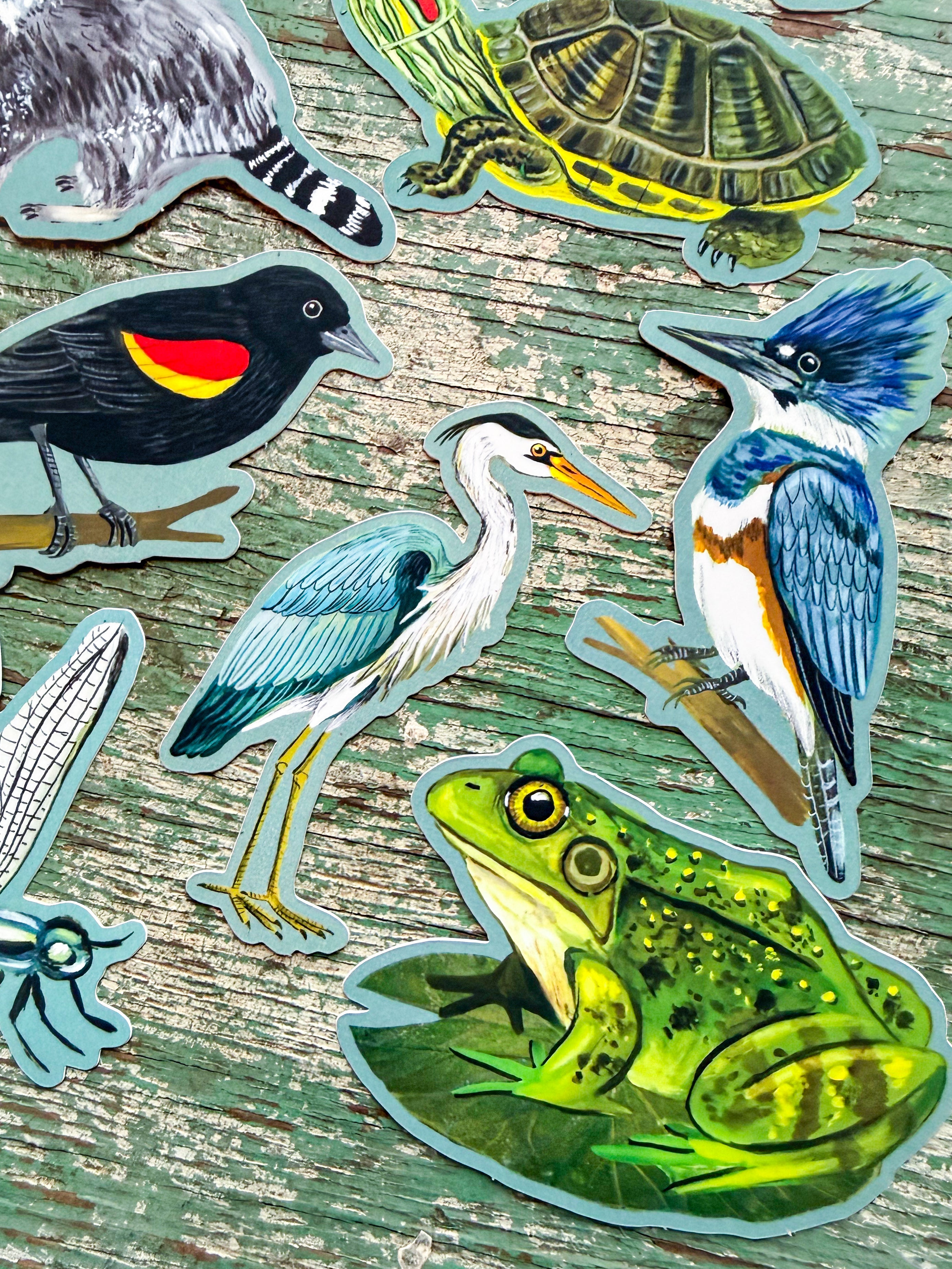 Creek Dwellers Sticker Pack - Set of 10 Matte Stickers