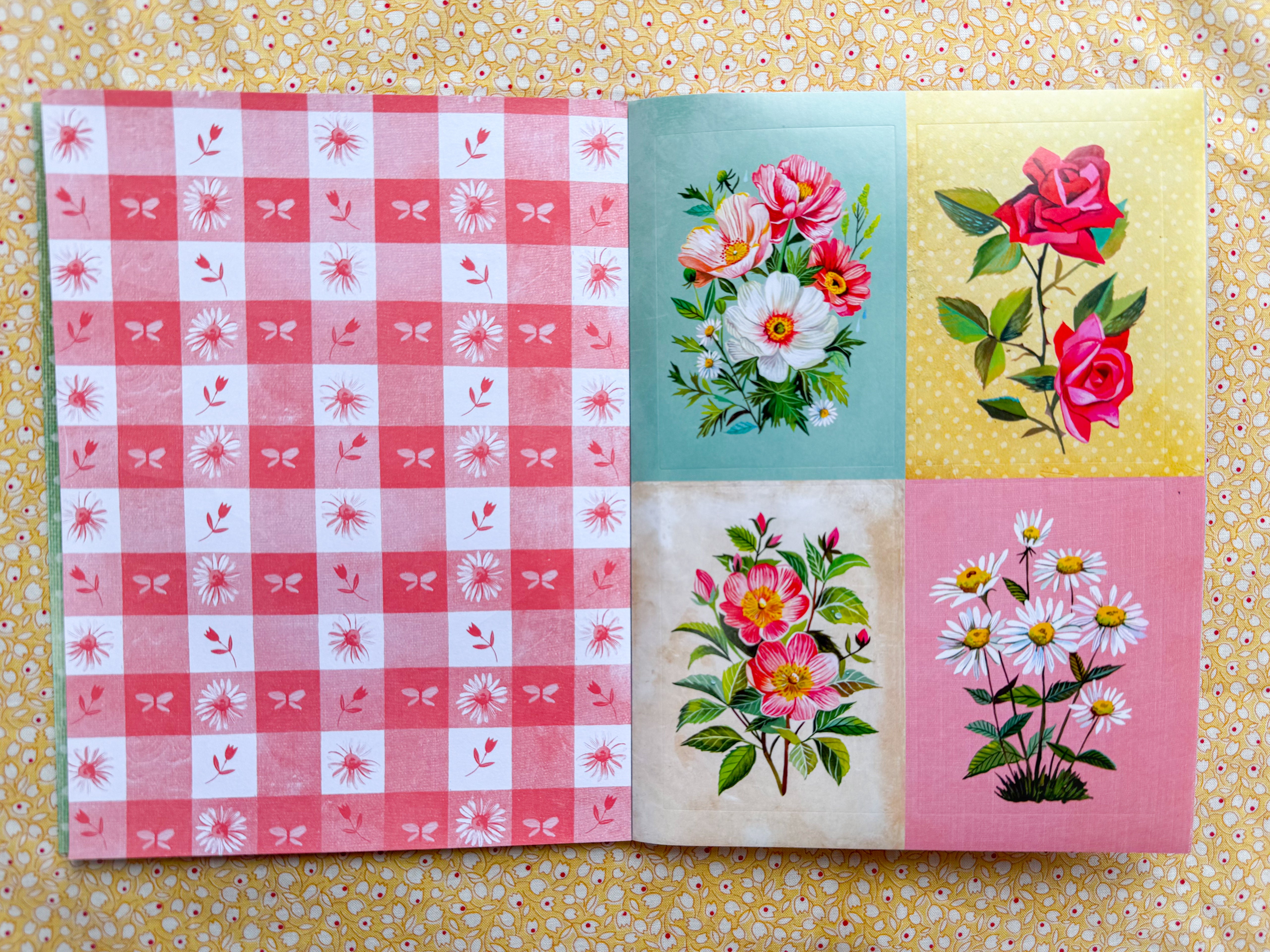 小物 Katie PINKBOOK Wildflower Picnic Sticker Book | Katie Daisy | Joyful Goods for