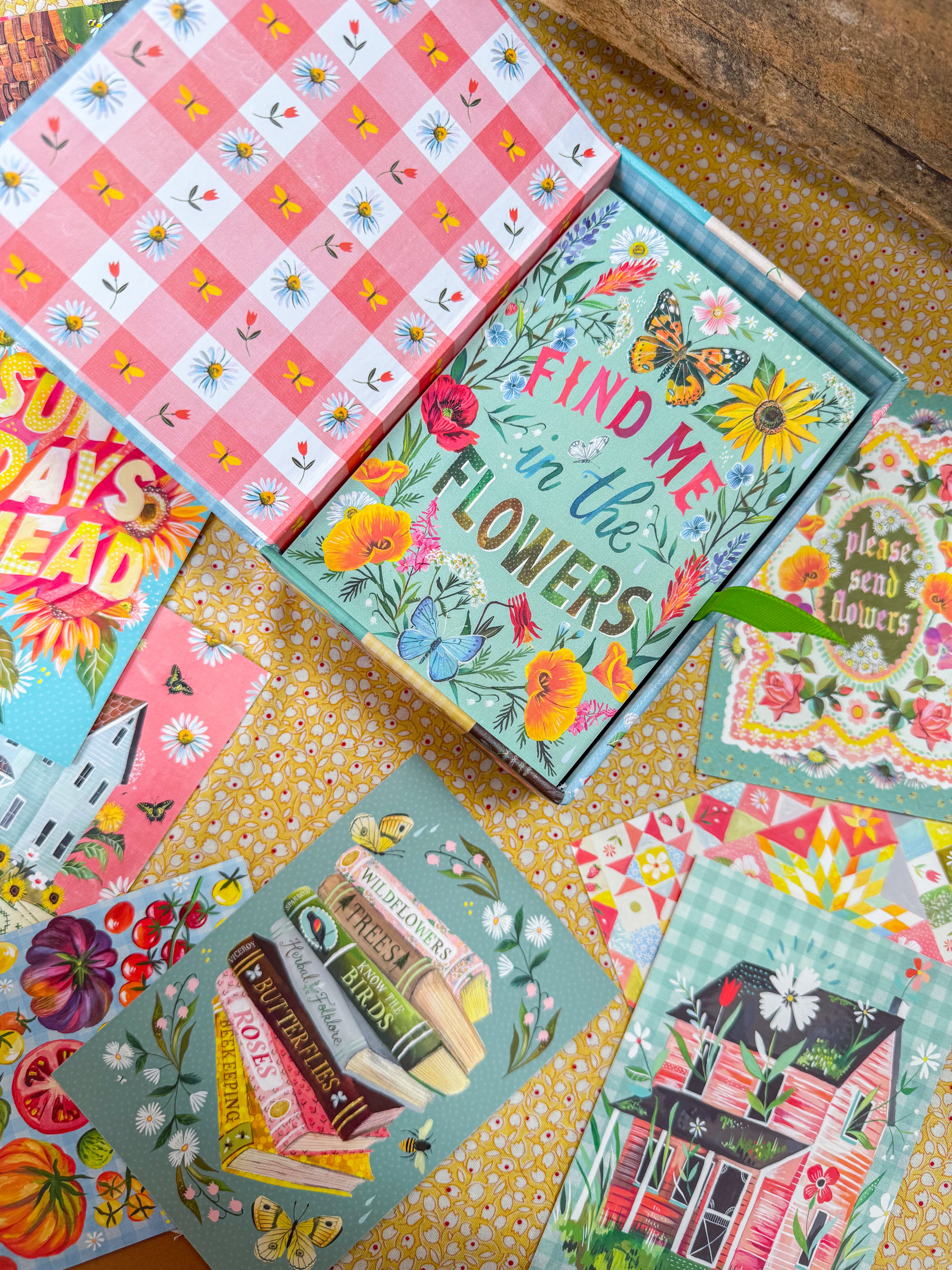 Wildflower Picnic Postcards | Katie Daisy | Joyful Goods for the