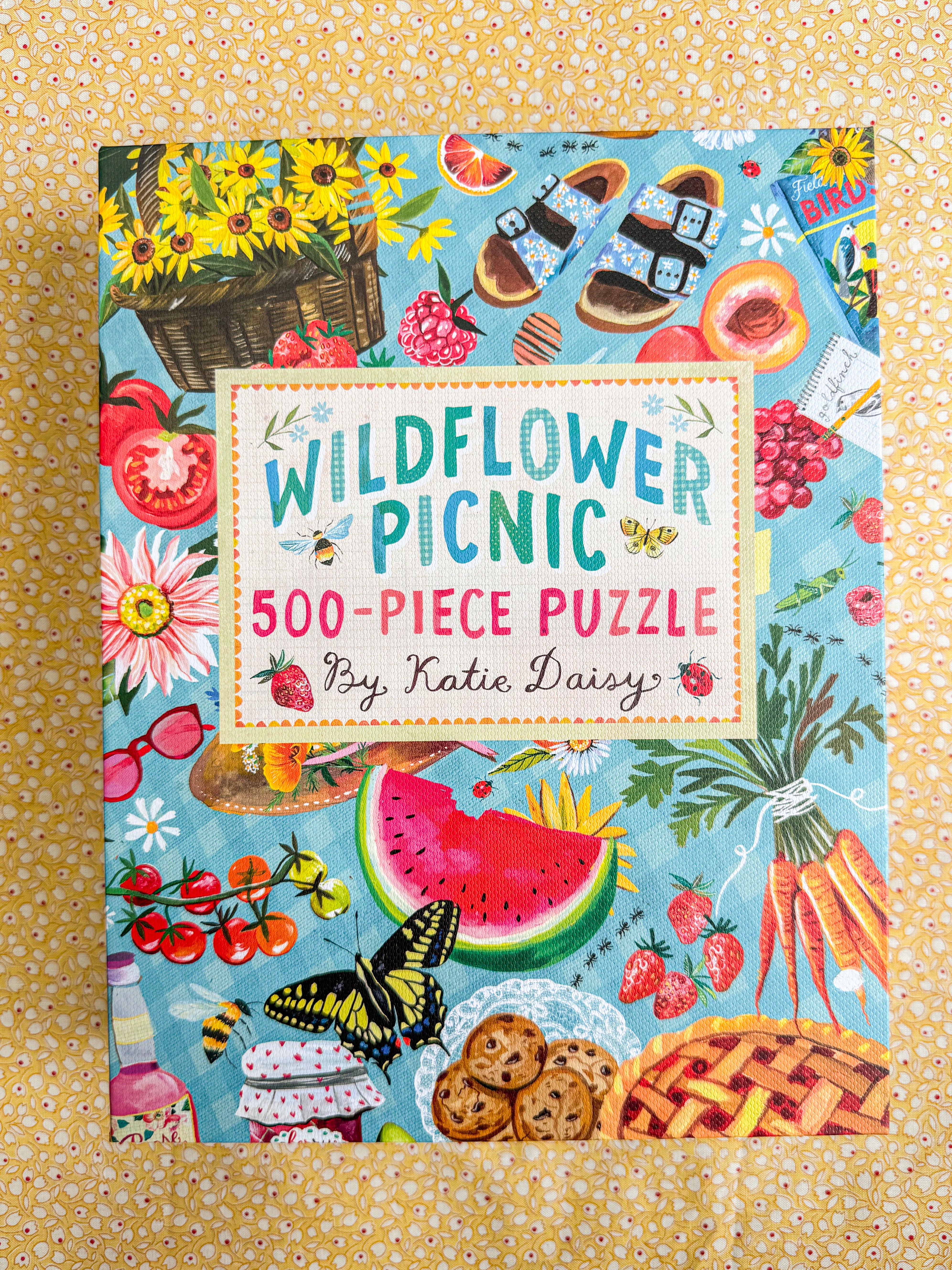 Wildflower Picnic 500-Piece Puzzle
