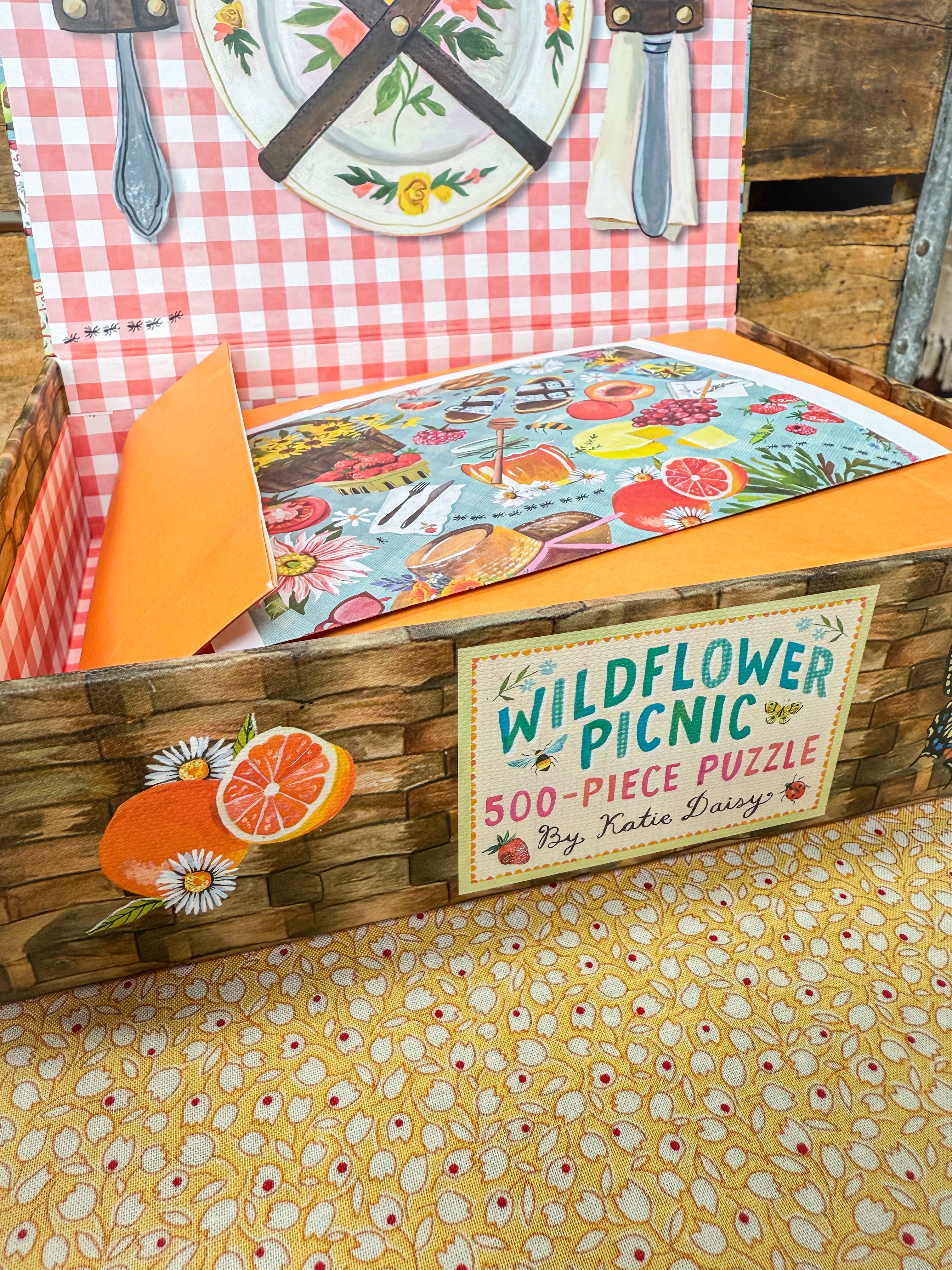 Wildflower Picnic 500-Piece Puzzle