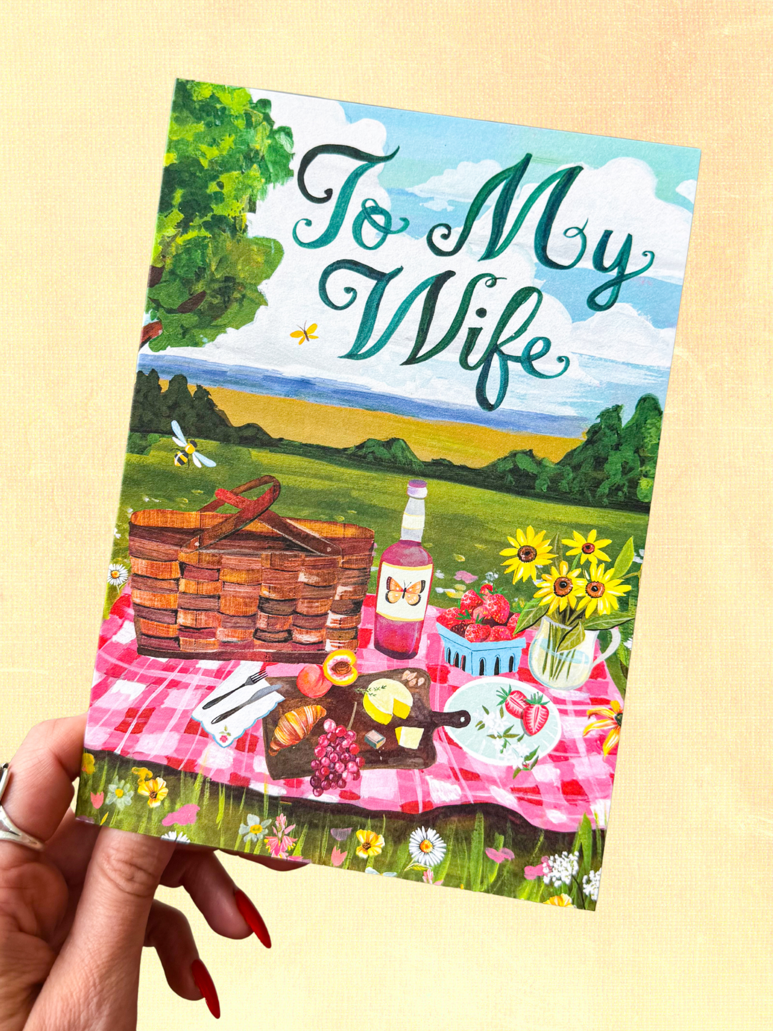 To My Wife - Mother's Day Greeting Card