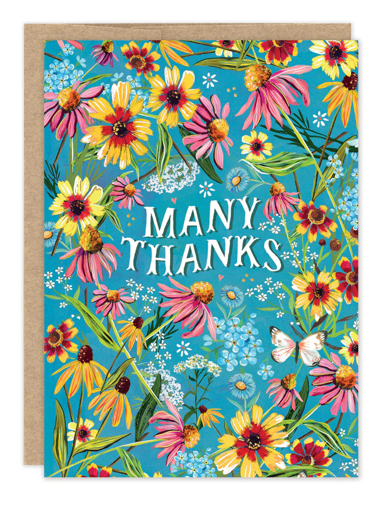 Wild Meadow Thank You Card