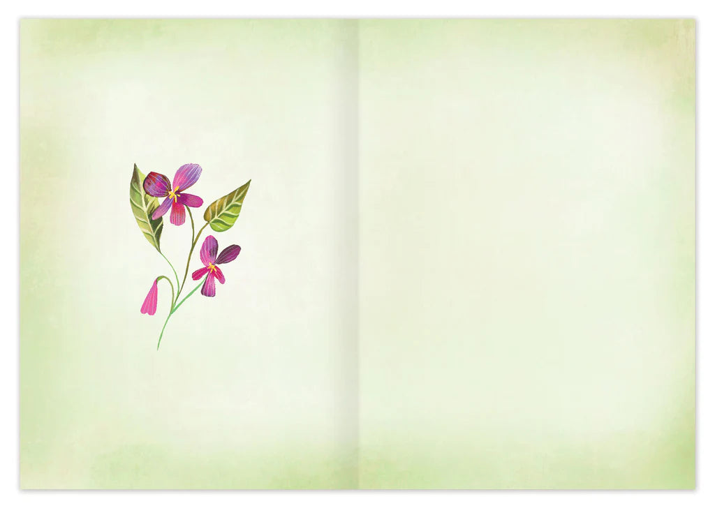 Burgundy Bouquet Blank Card