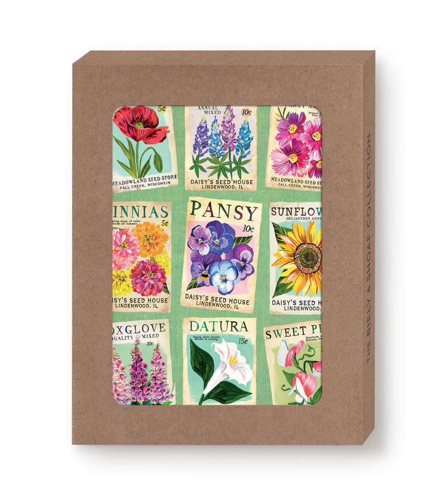 Seed Packets Notecard Set