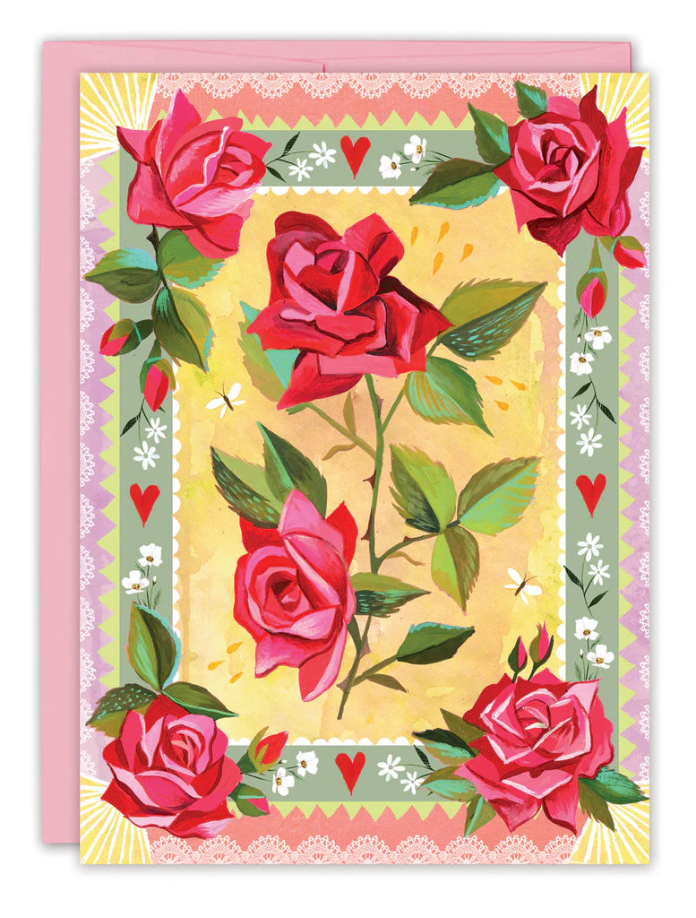 Rose Valentine's Day Card