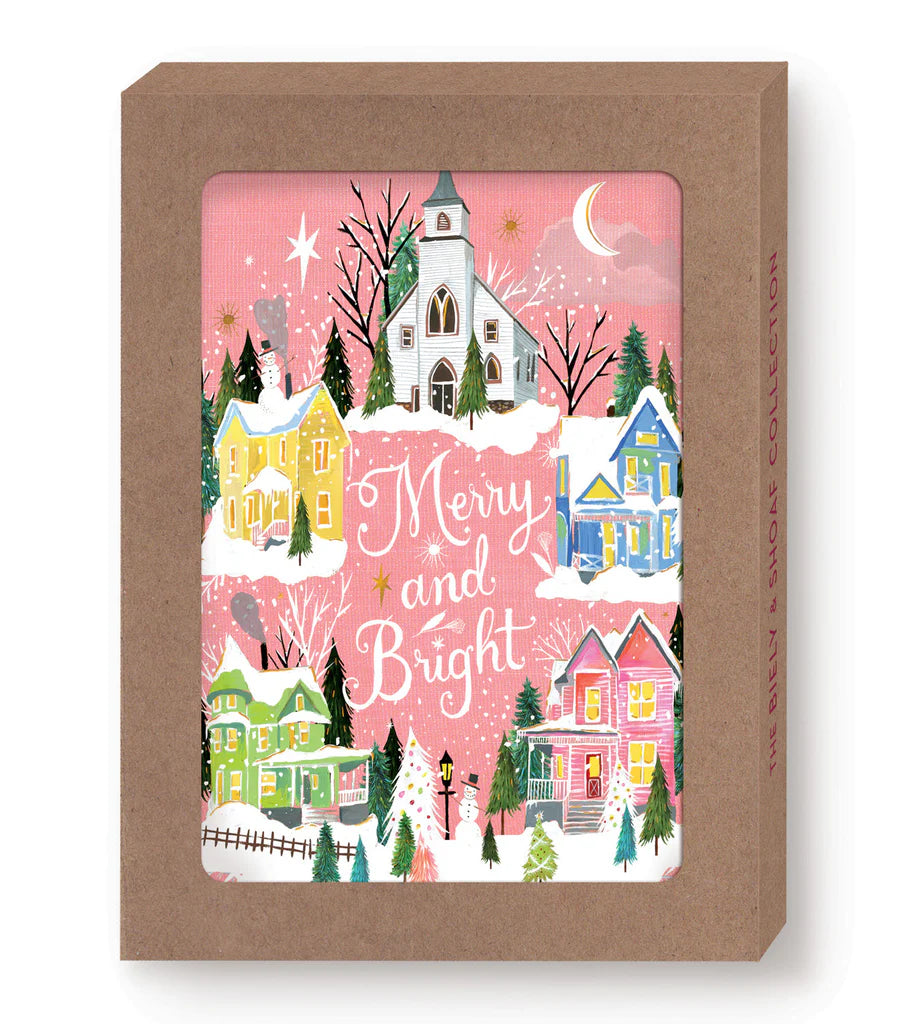 BOXED Holiday Cards - Merry & Bright