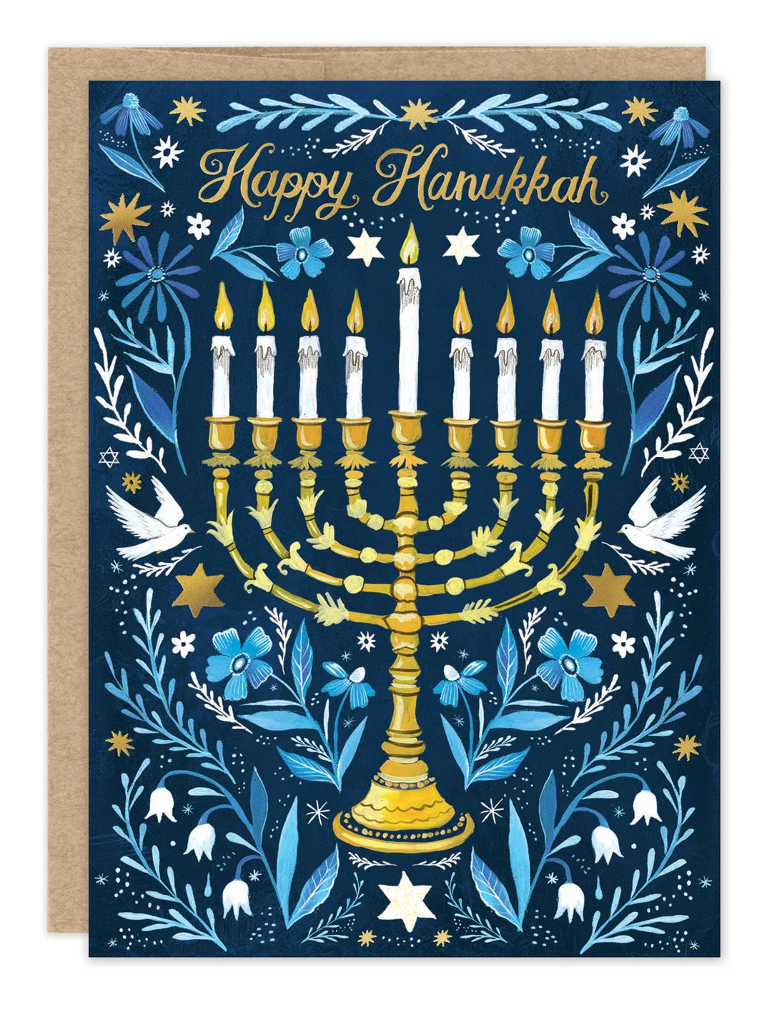 Menorah Happy Hanukkah Card Set