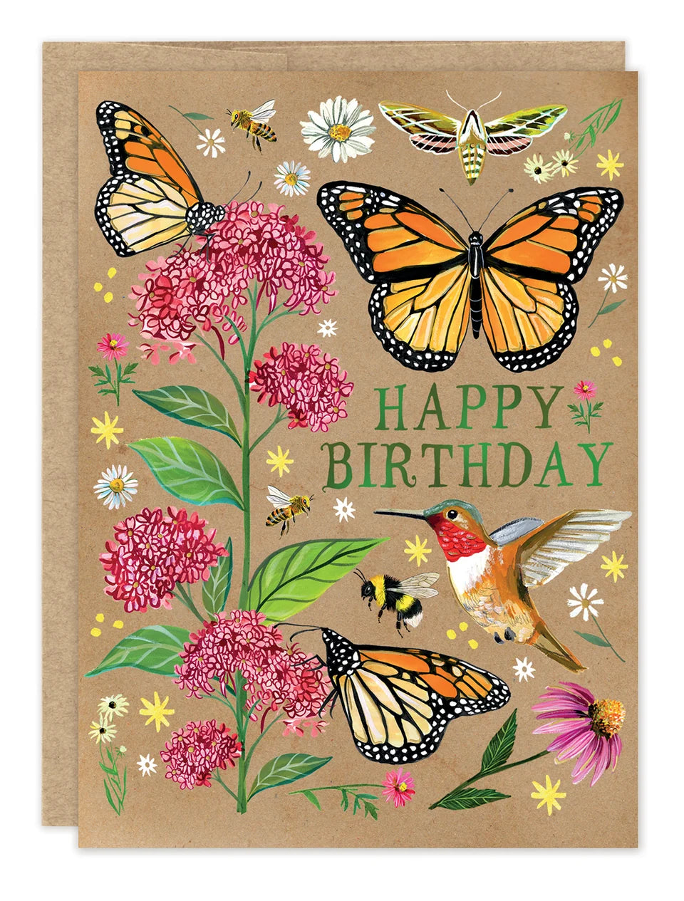 Monarch Butterfly Birthday Card