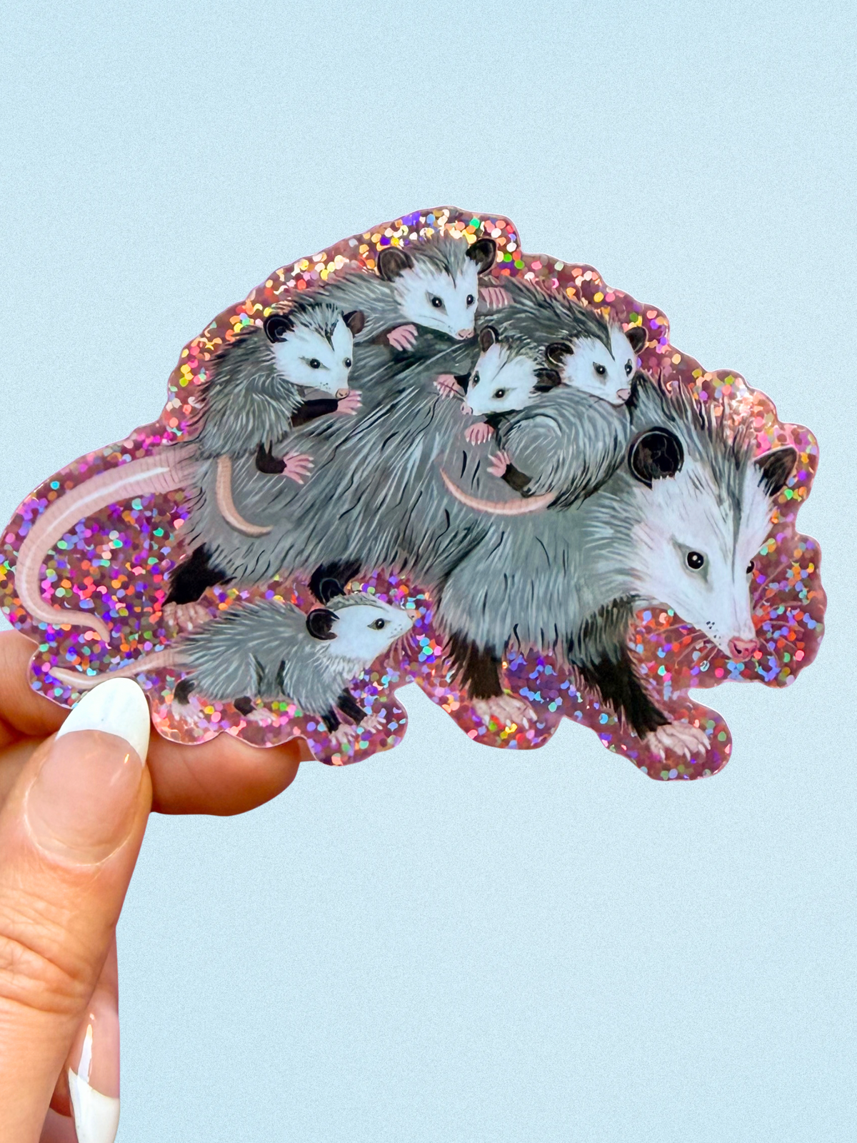 Opossum Mama Sticker