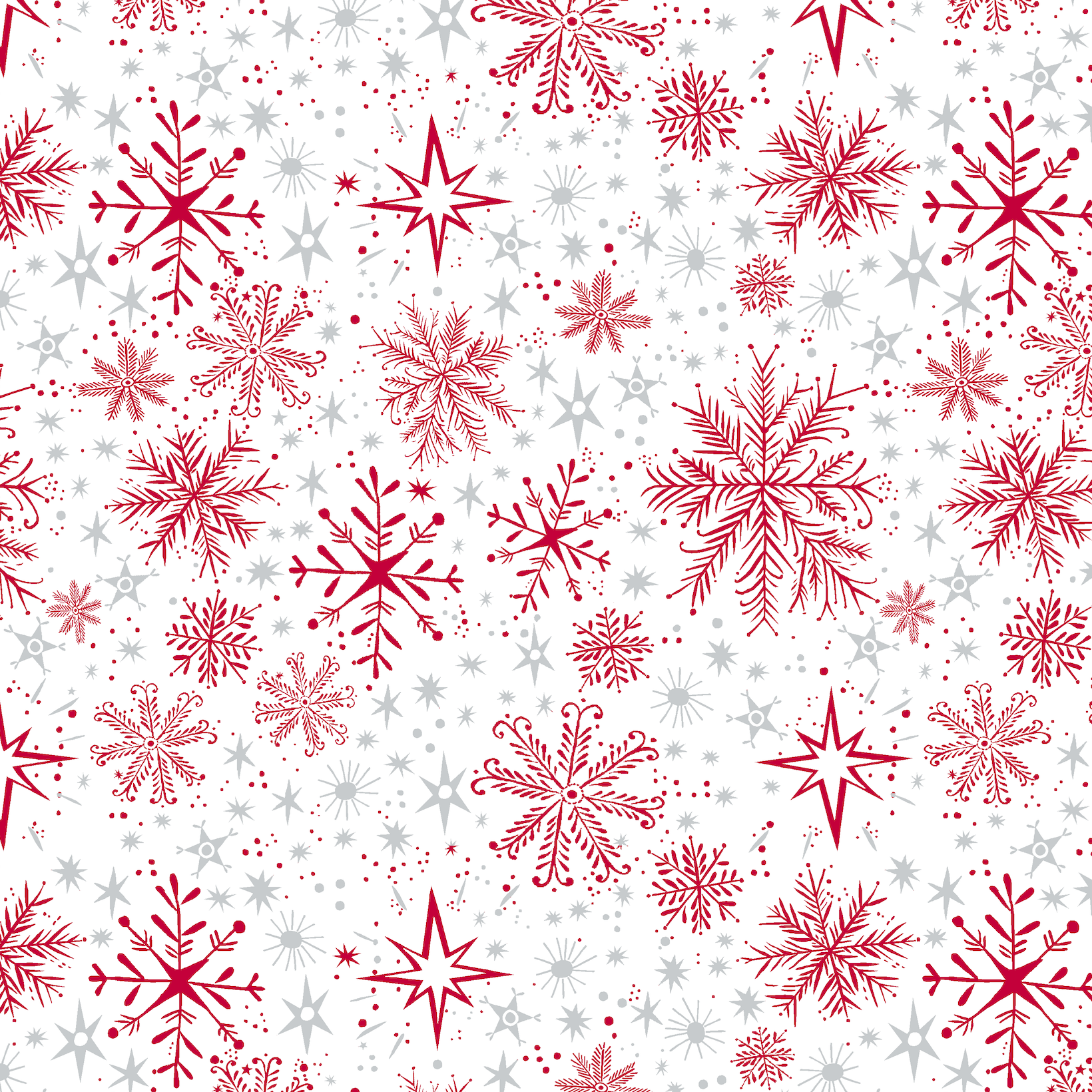 Snow Frost White/Red Fabric