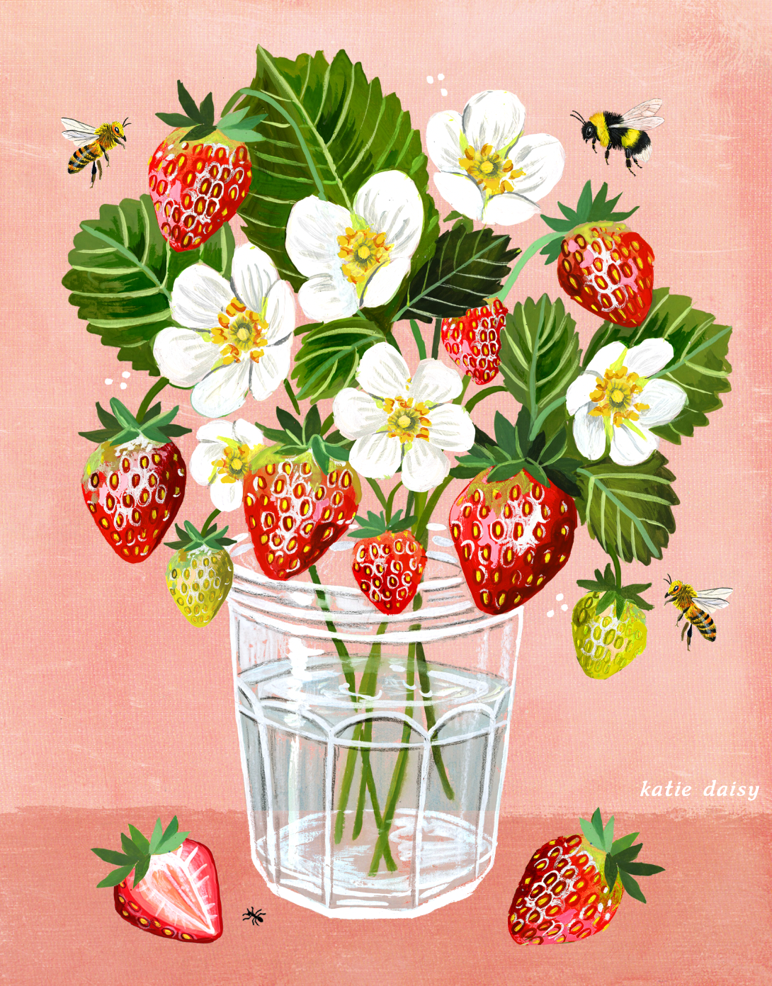 Strawberries Art Print