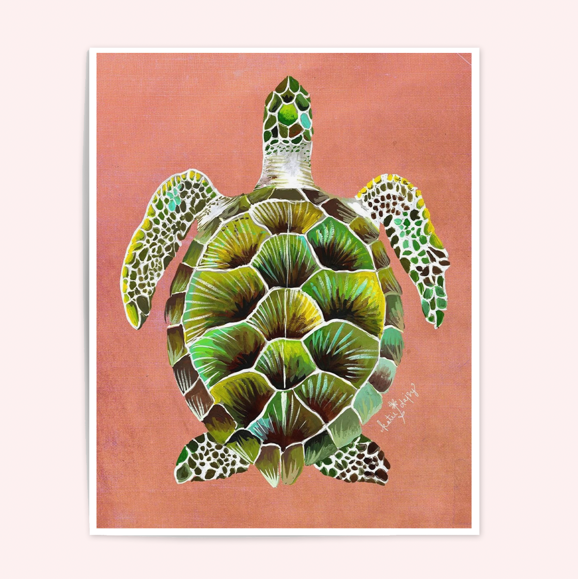 Sea Turtle Art Print