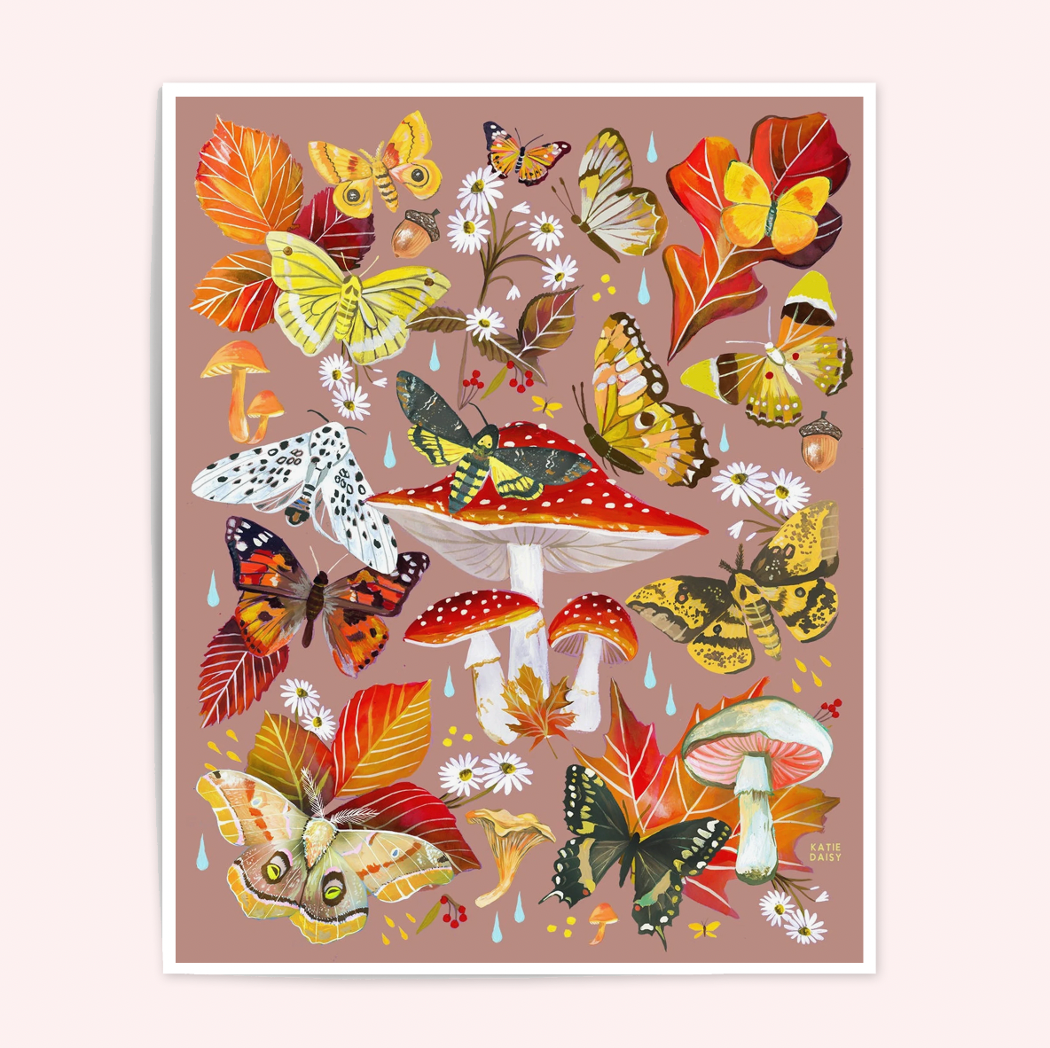 Autumn Flutter Art Print