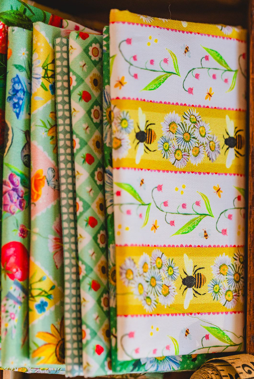 Honeyland Stripe Light Honey Fabric