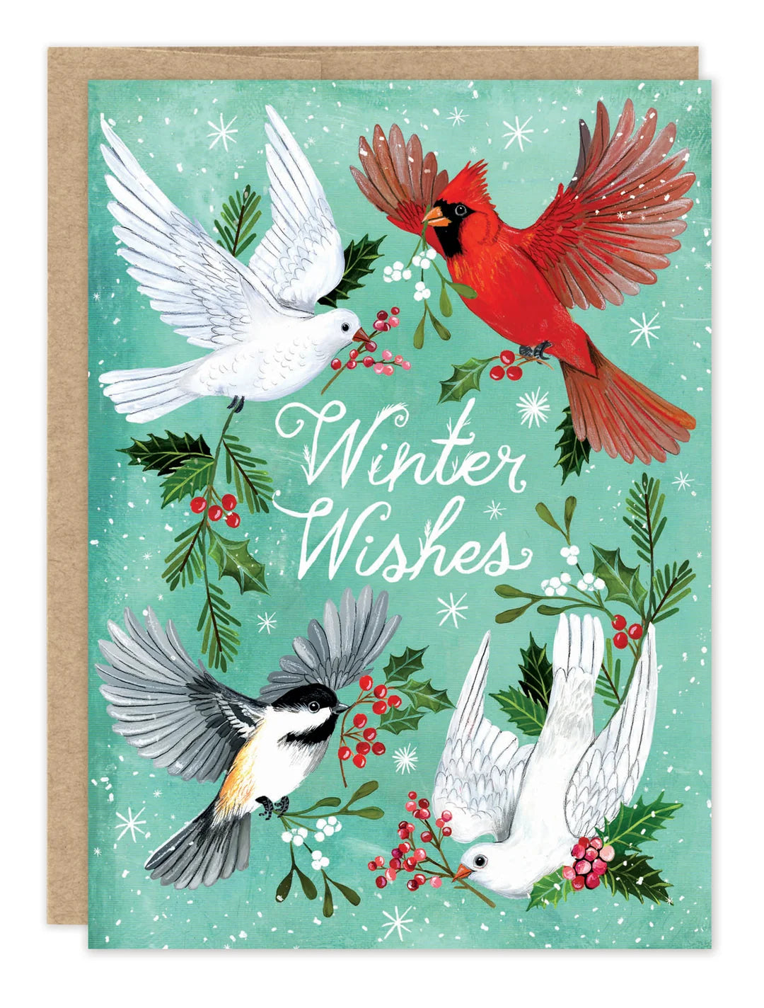 Winter Birds Holiday Card Set