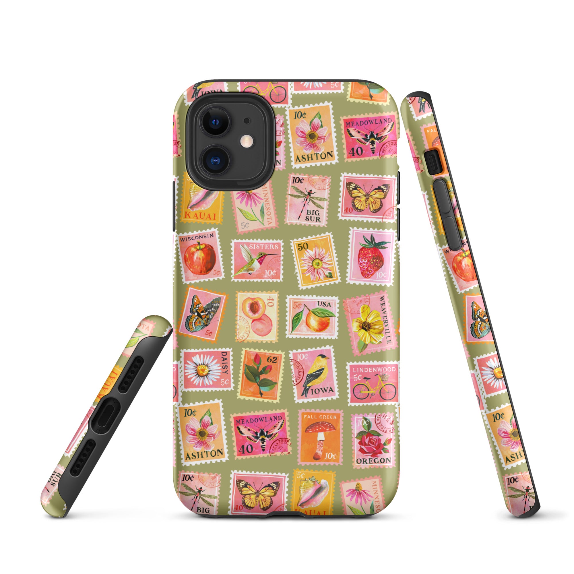 Stamp Collection Tough Case for iPhone® | Katie Daisy Stamp Collection Tough Case for iPhone® | Katie Daisy
