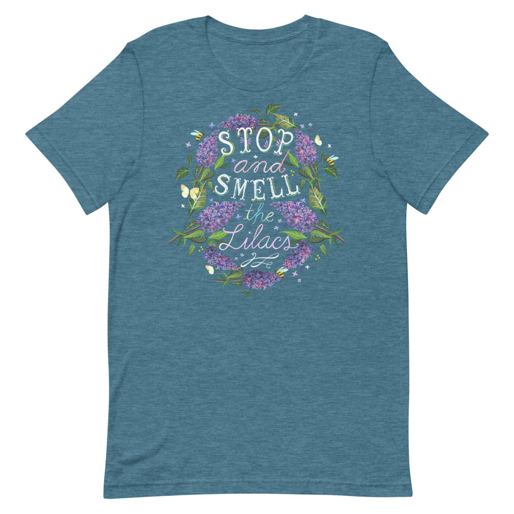 Lilacs Tri-Blend T-Shirt Heather Deep Teal
