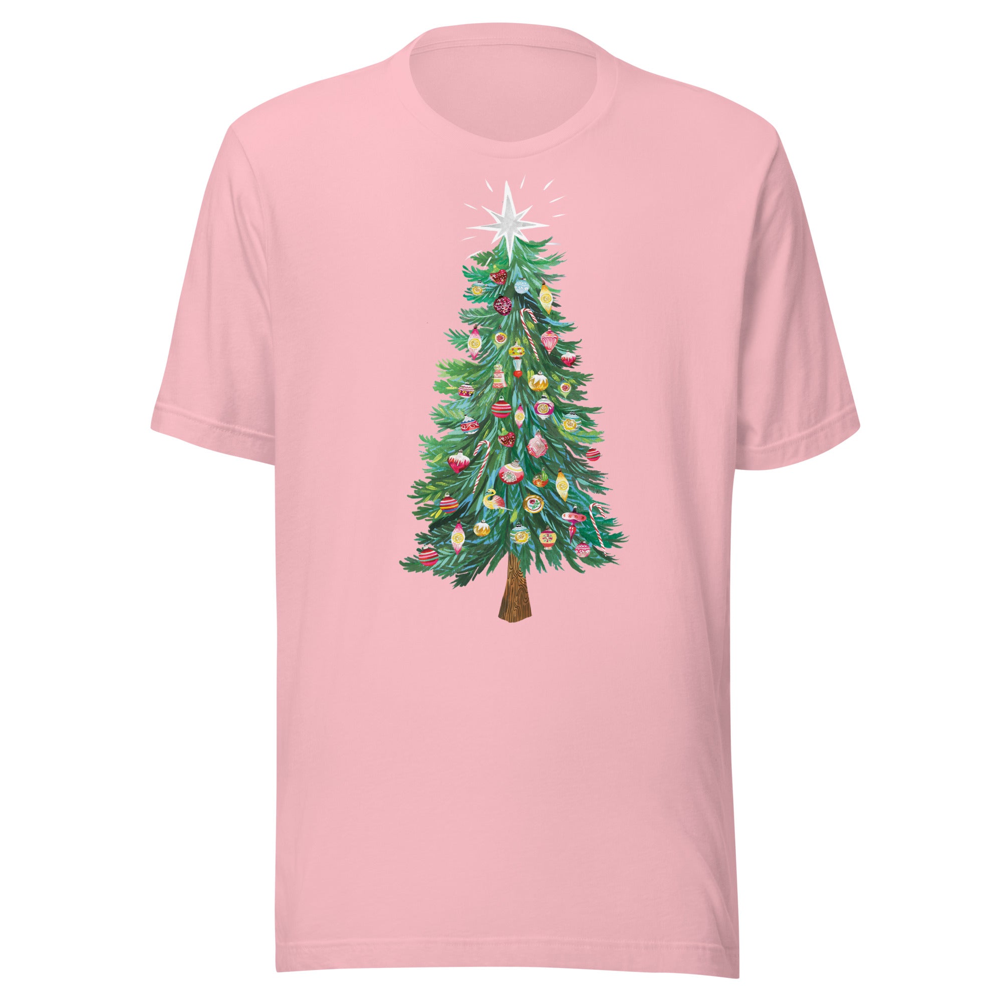 Christmas Tree T-Shirt Pink