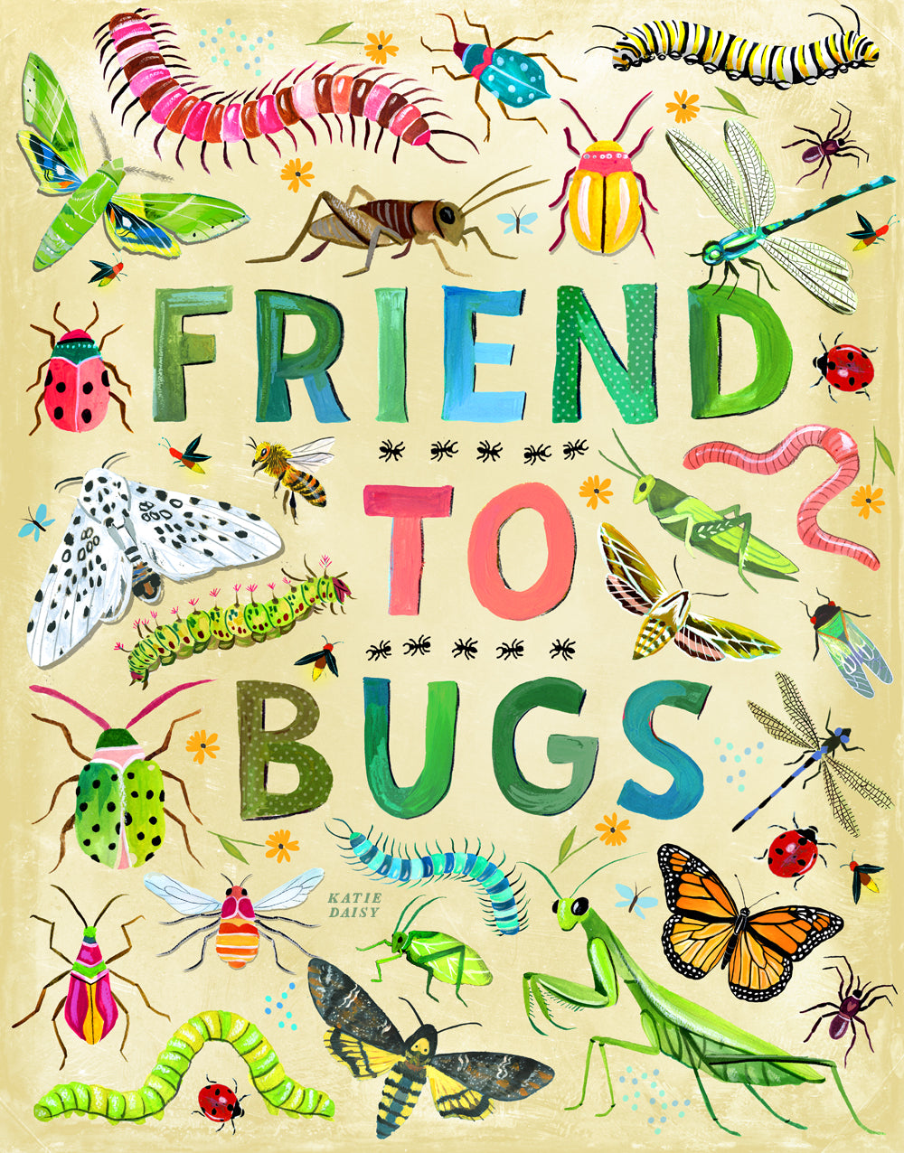Friend To Bugs Art Print