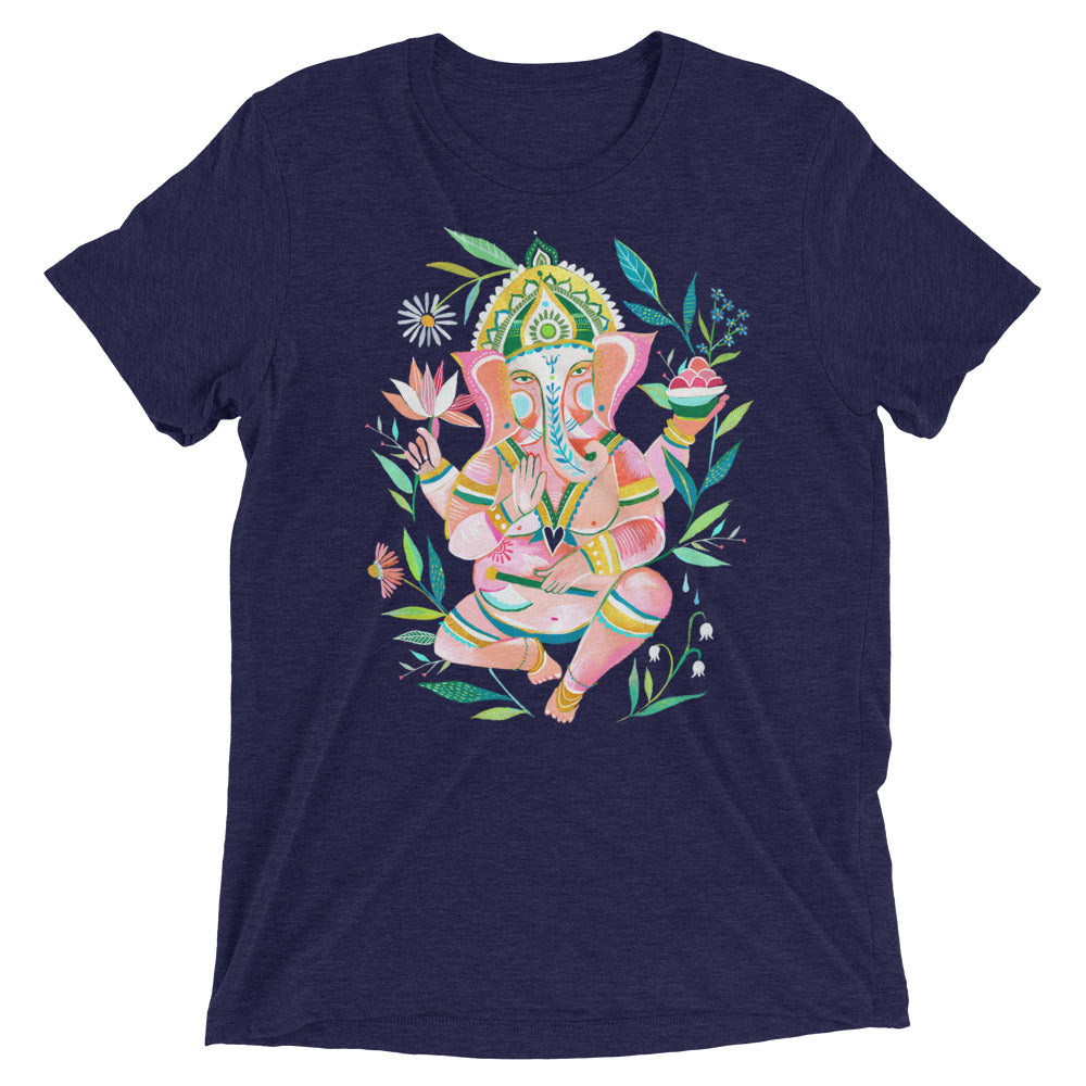 Ganesha T-Shirt Navy Triblend