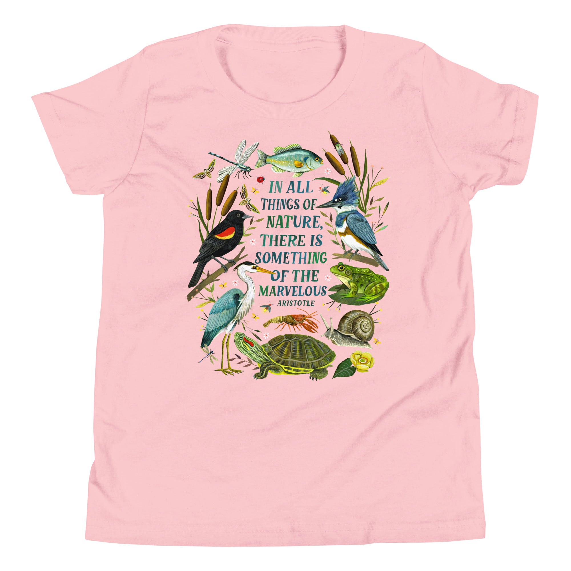Something Marvelous Youth Short Sleeve T-Shirt Pink