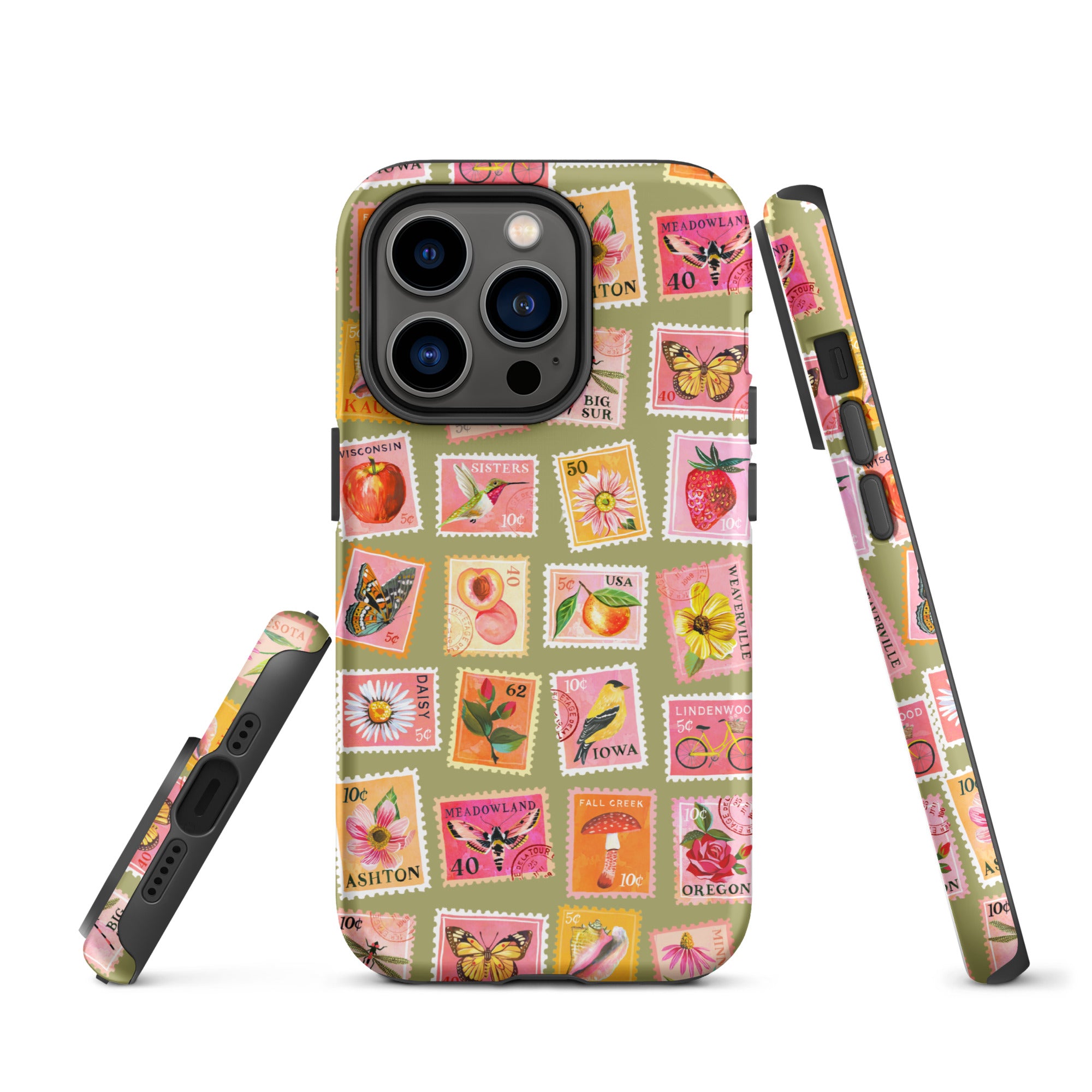 Stamp Collection Tough Case for iPhone® iPhone 14 Pro Matte iPhone 11
