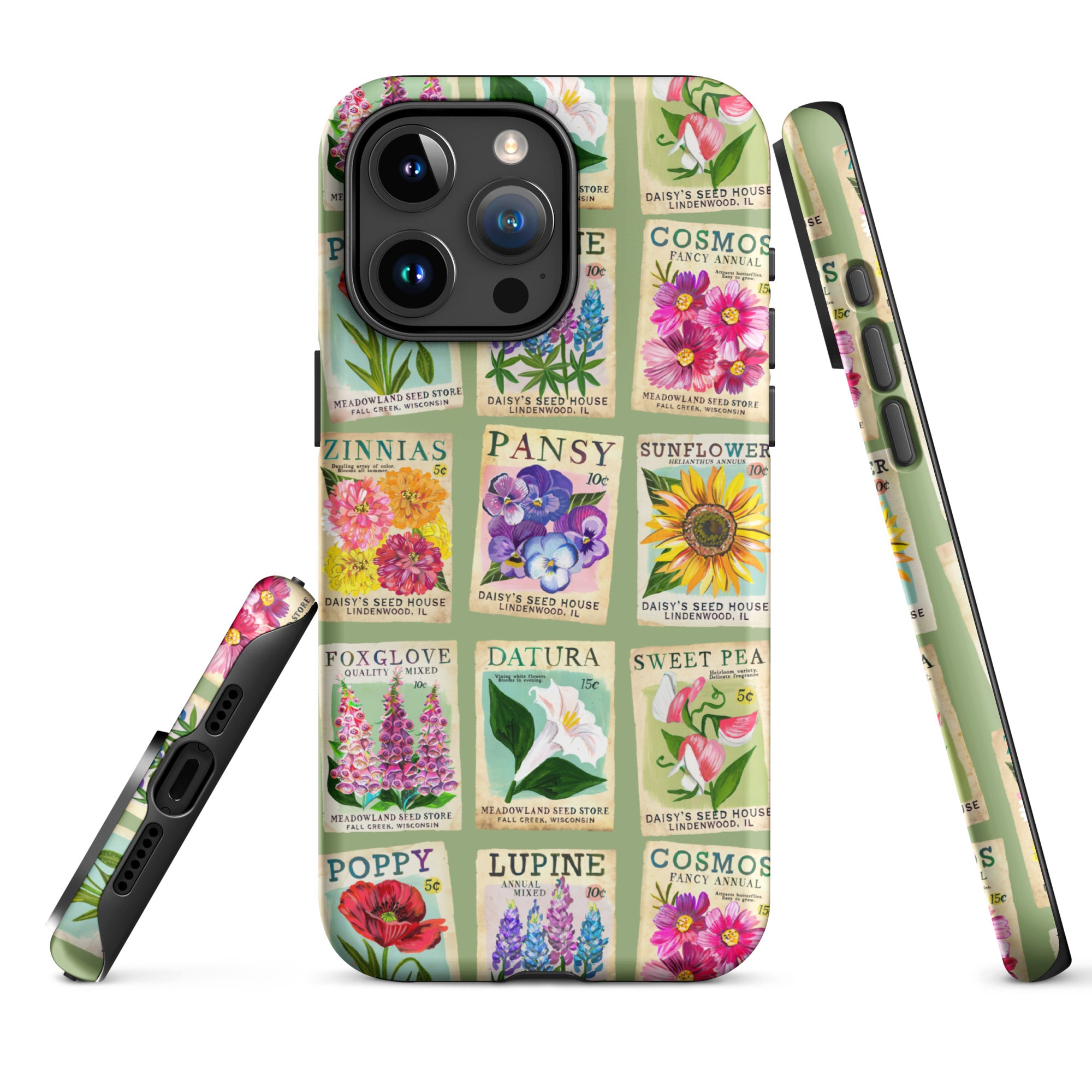 Seed Packets Tough Case for iPhone® iPhone 15 Pro Max