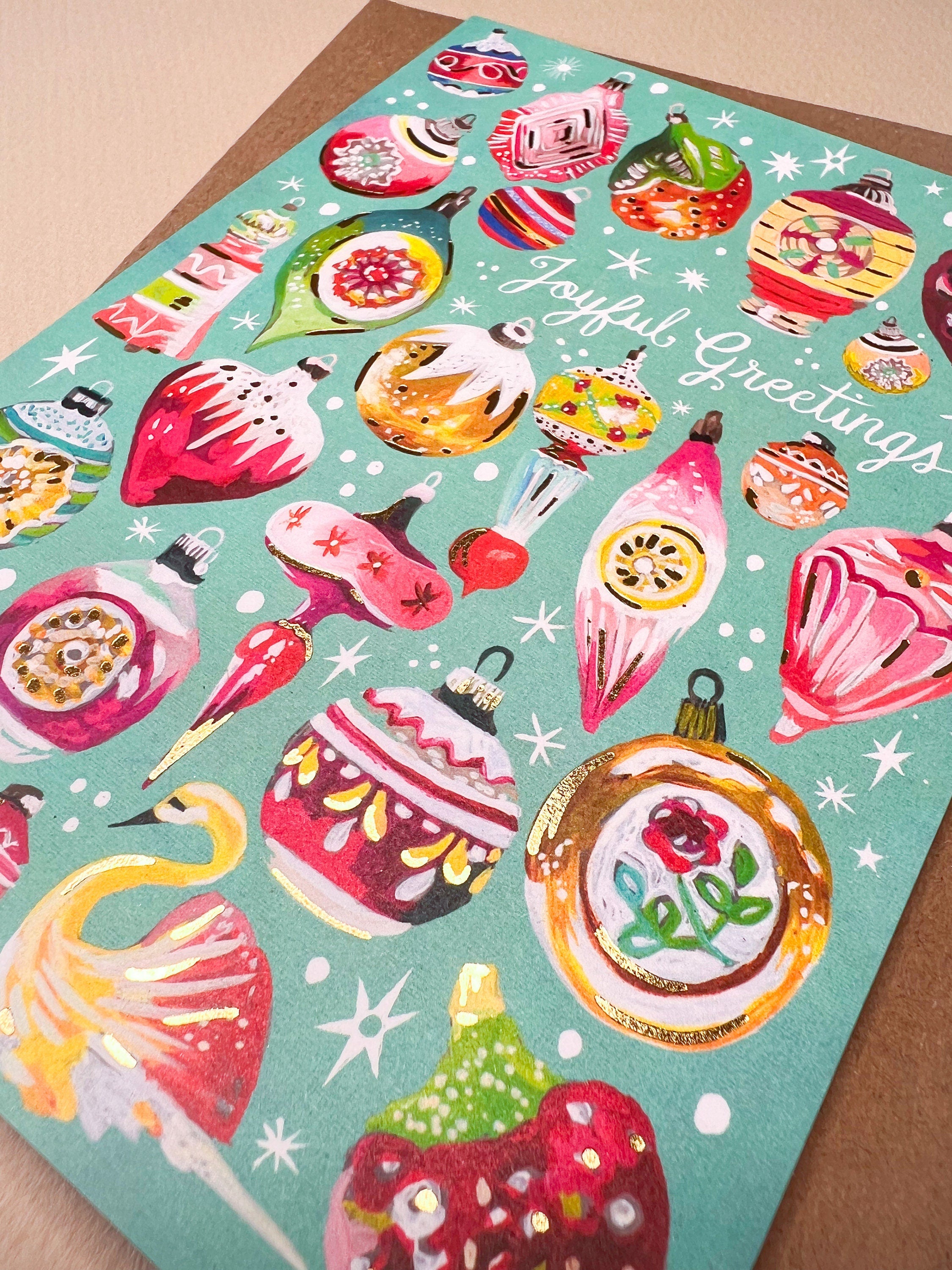 Vintage Ornaments Boxed Cards