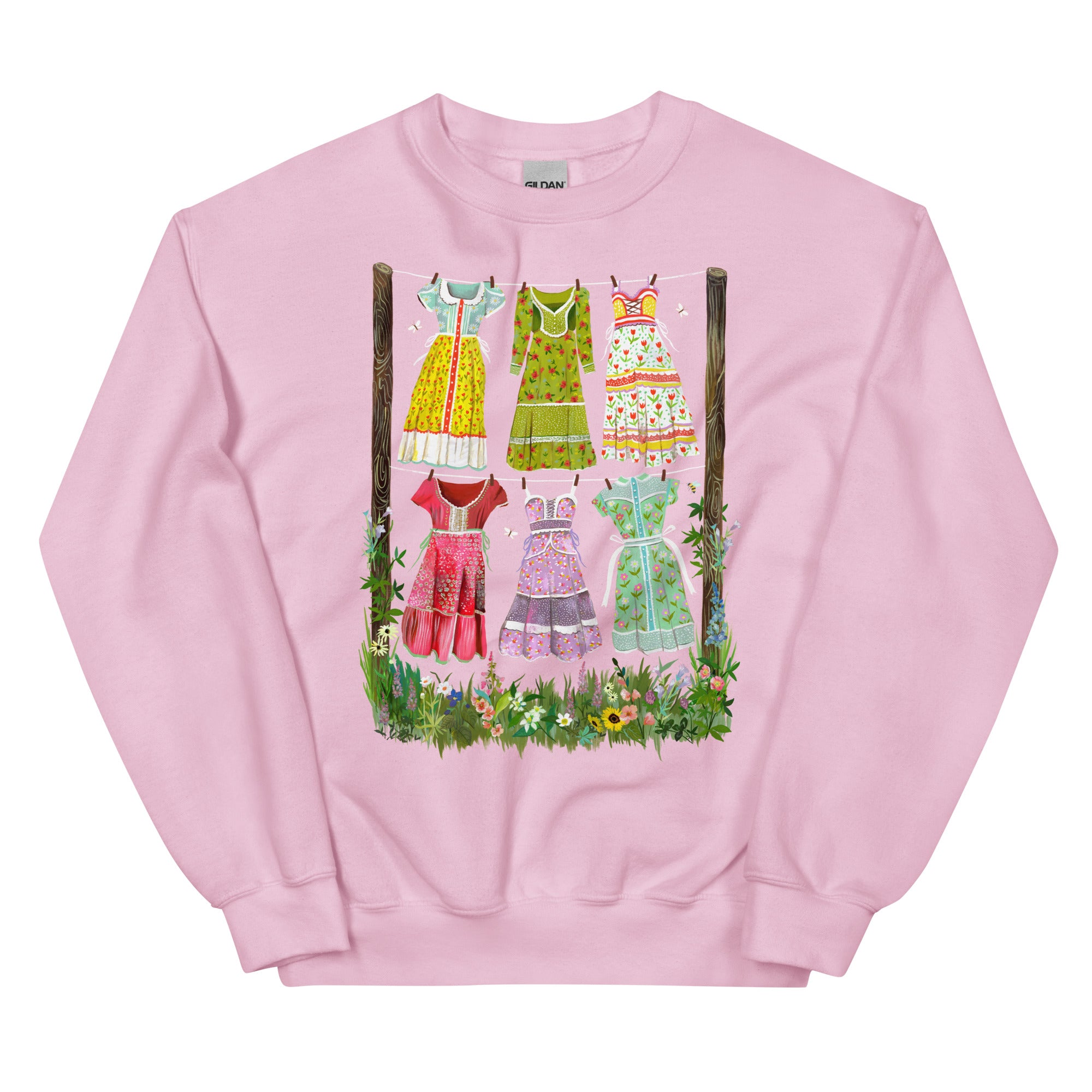 Prairie Dresses Sweatshirt Light Pink