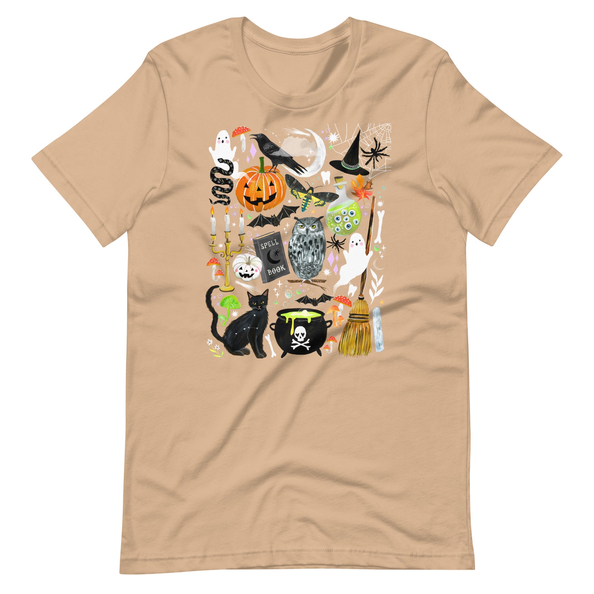 Halloween T-Shirt Tan