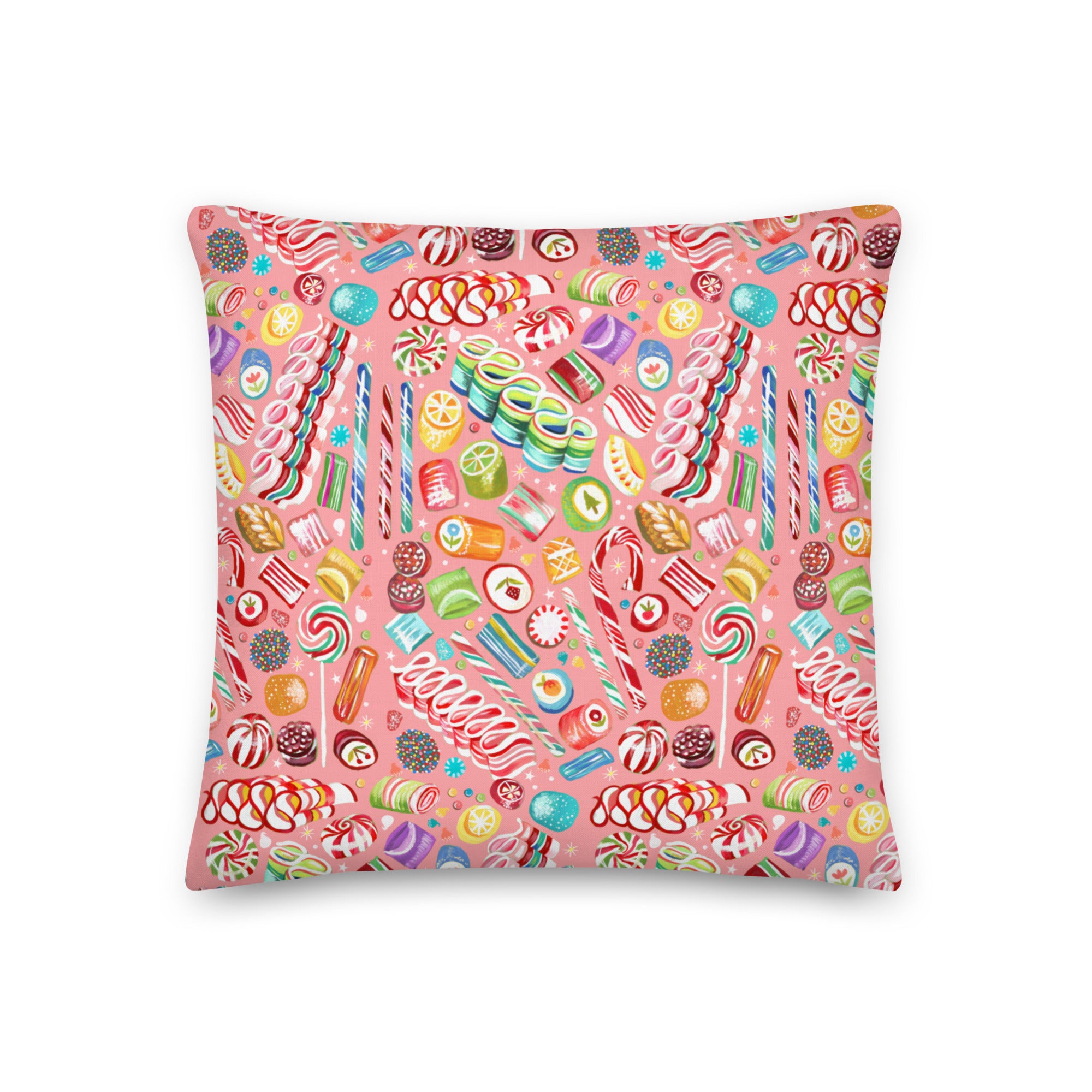 Ribbon Candy Pillow | Katie Daisy | Joyful Goods for the