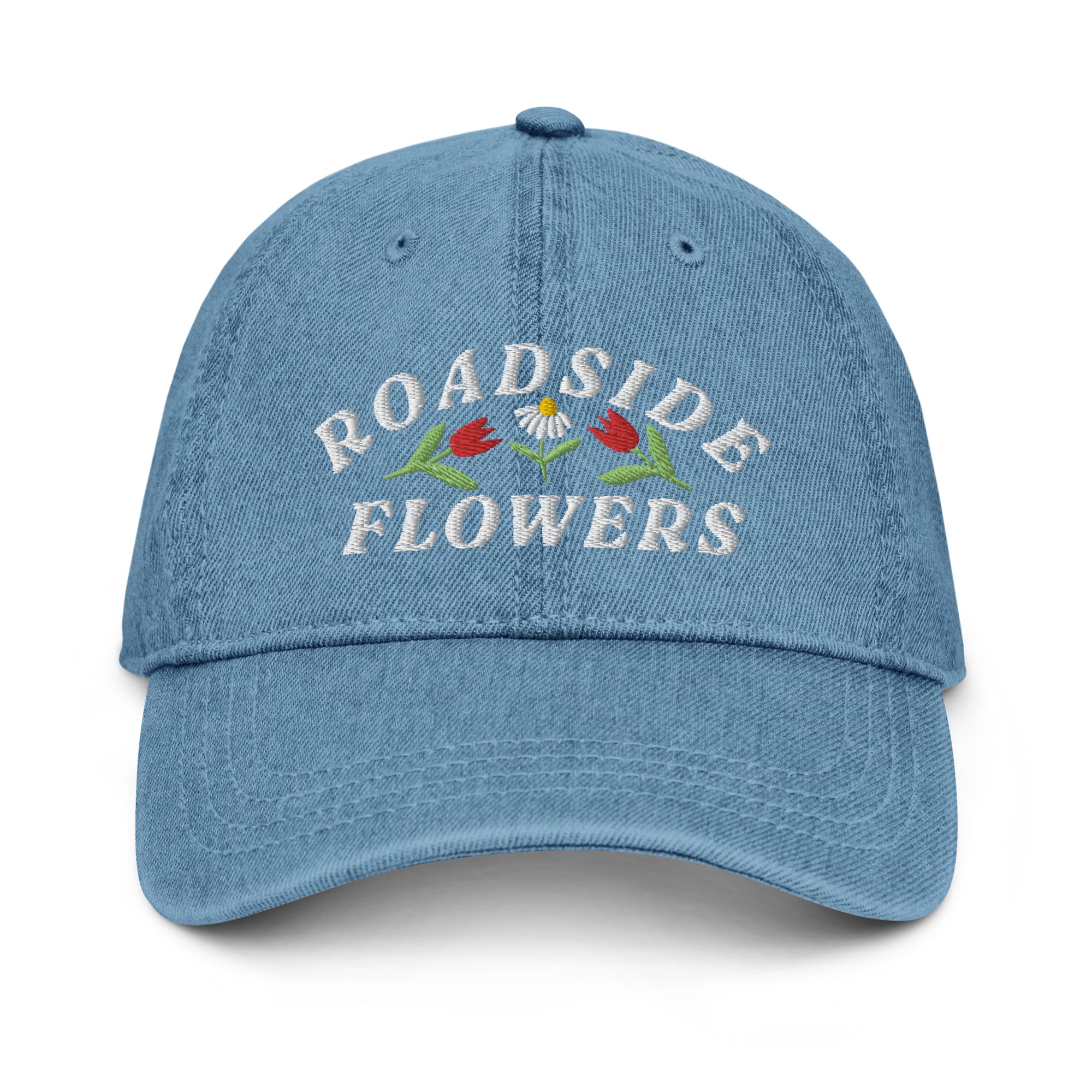 Roadside Flowers Denim Hat Default Title