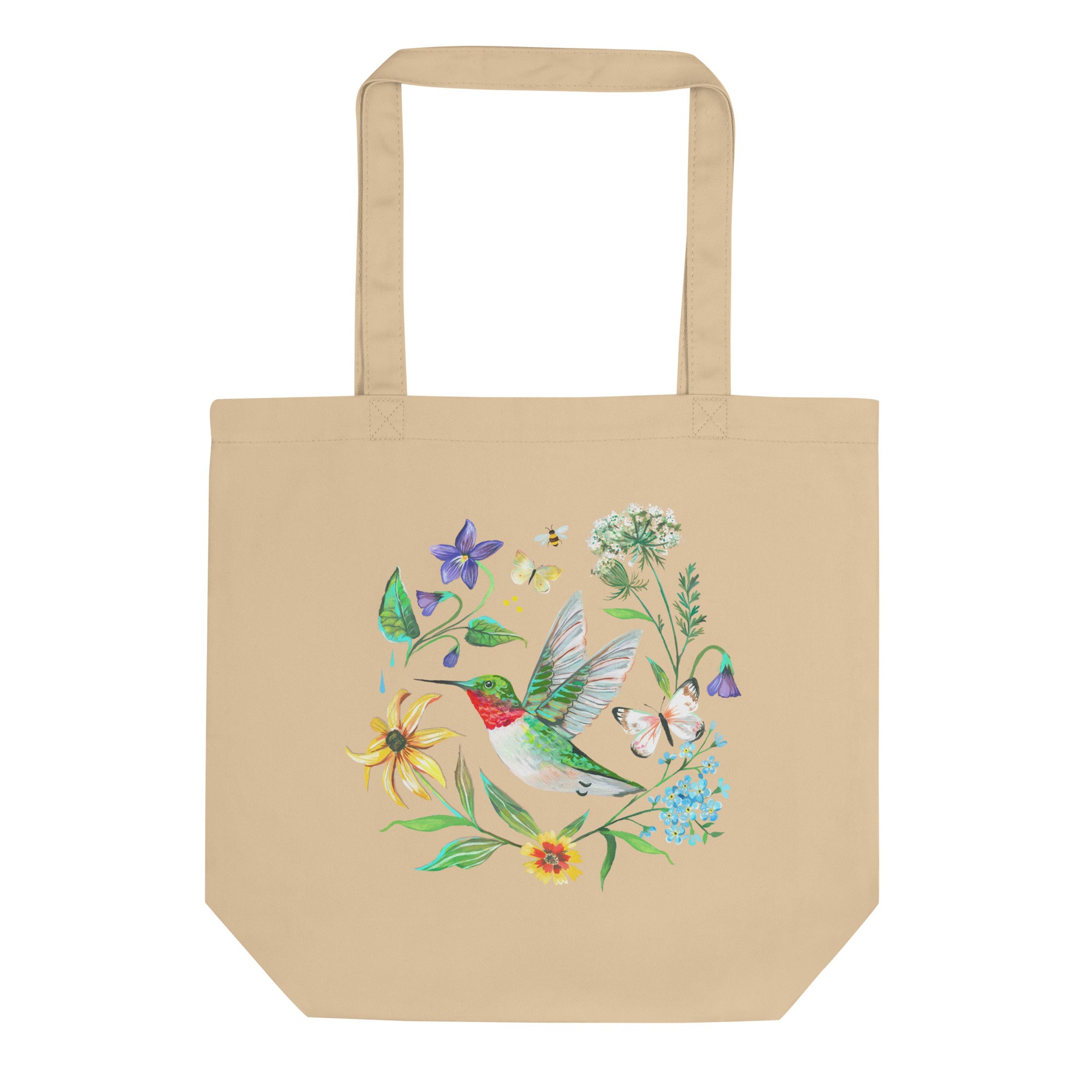 Hummingbird Organic Cotton Tote Bag Default Title