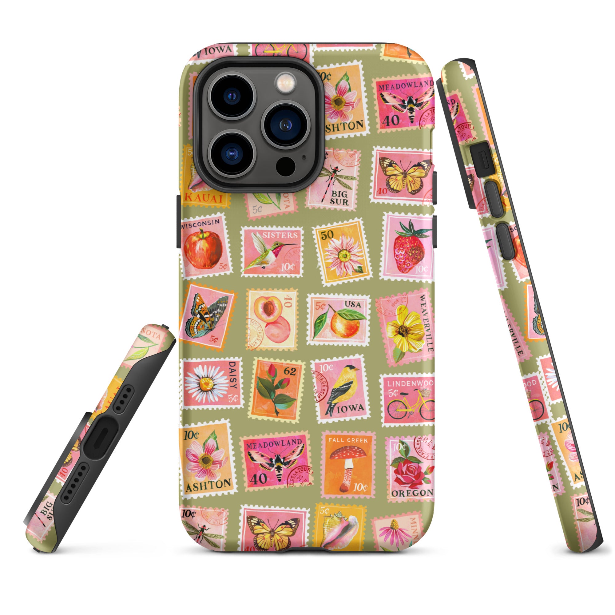 Stamp Collection Tough Case for iPhone® iPhone 14 Pro Max Matte iPhone 11