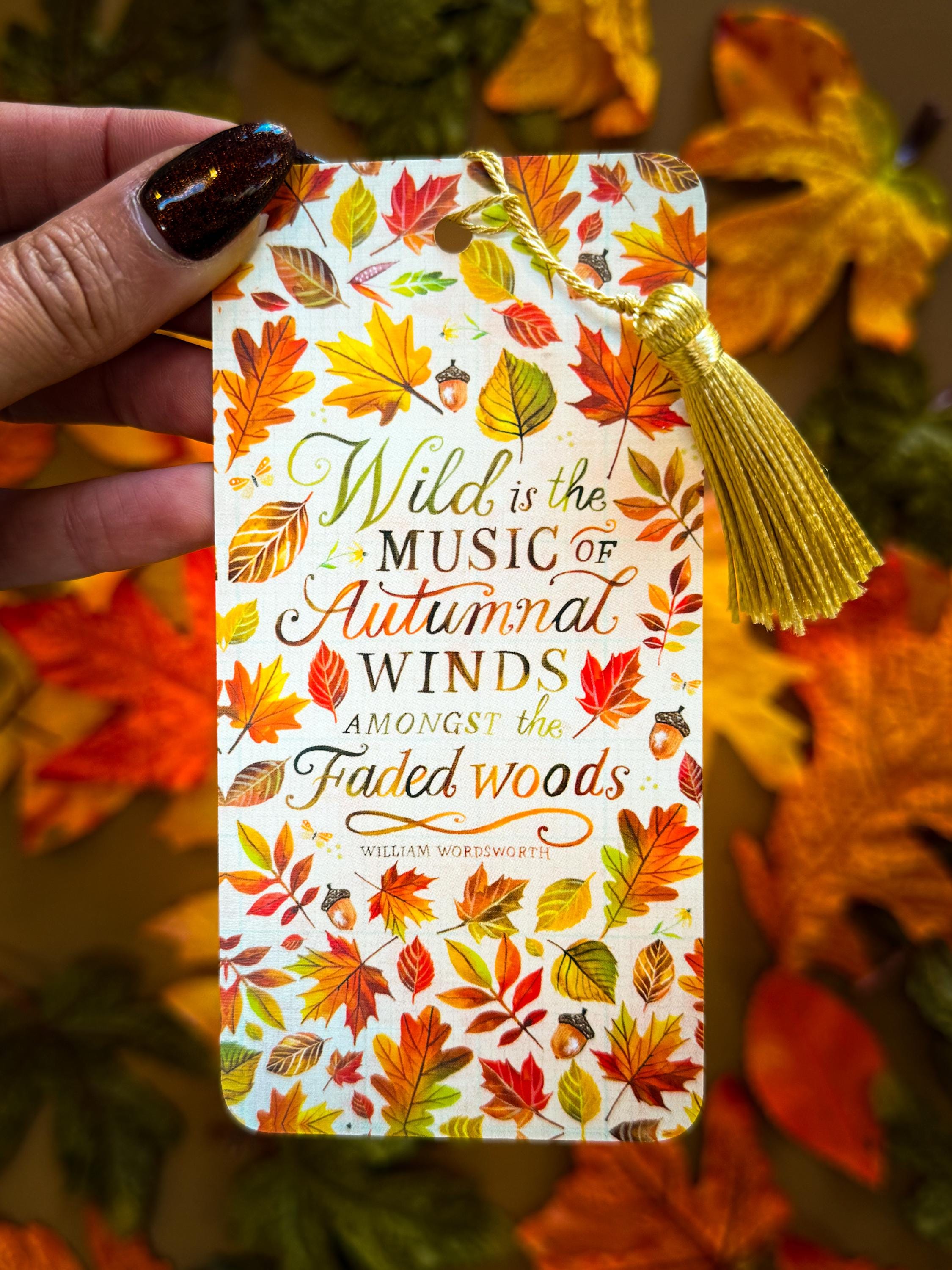 Autumn Delight Bookmark
