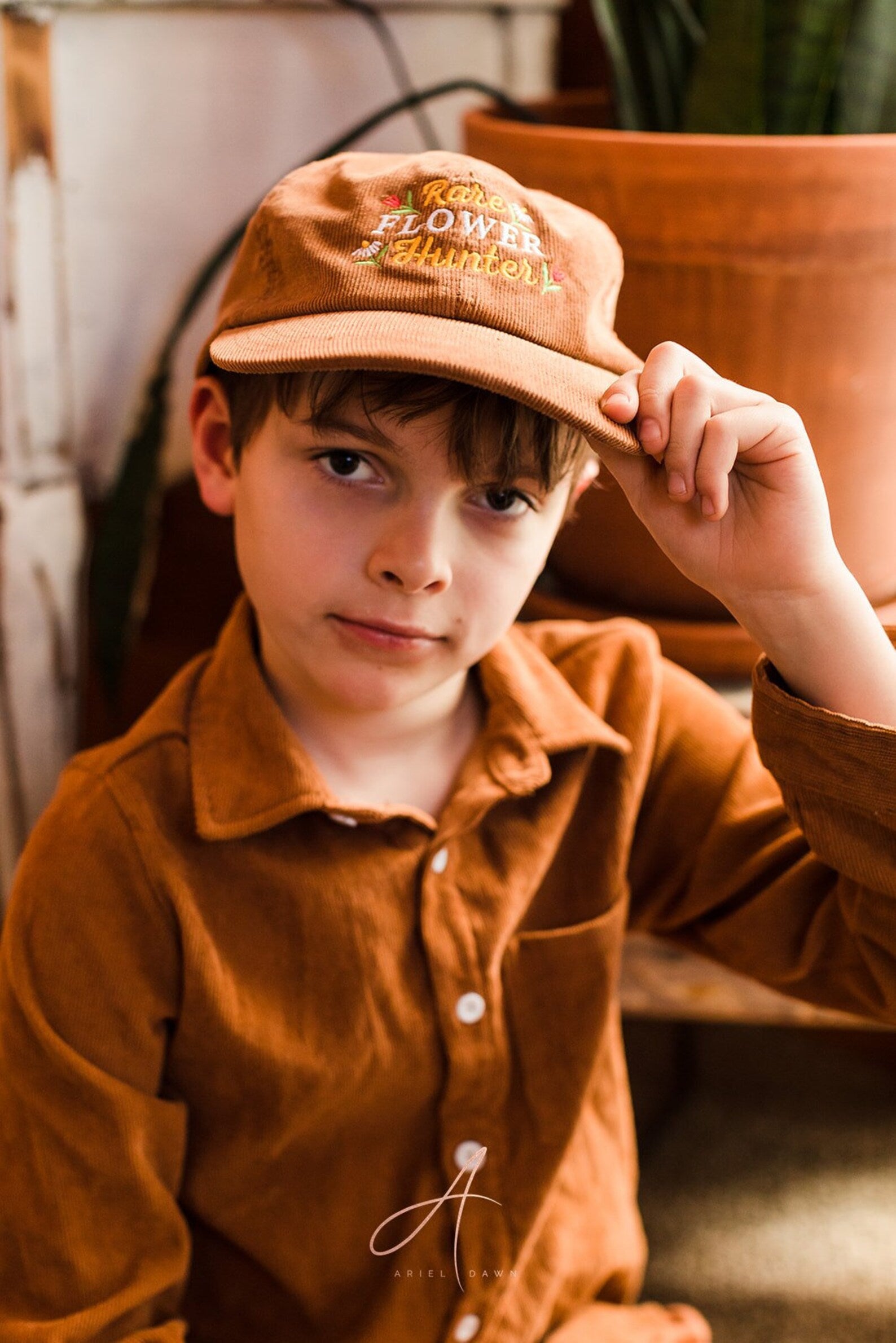 Rare Flower Hunter Corduroy Hat