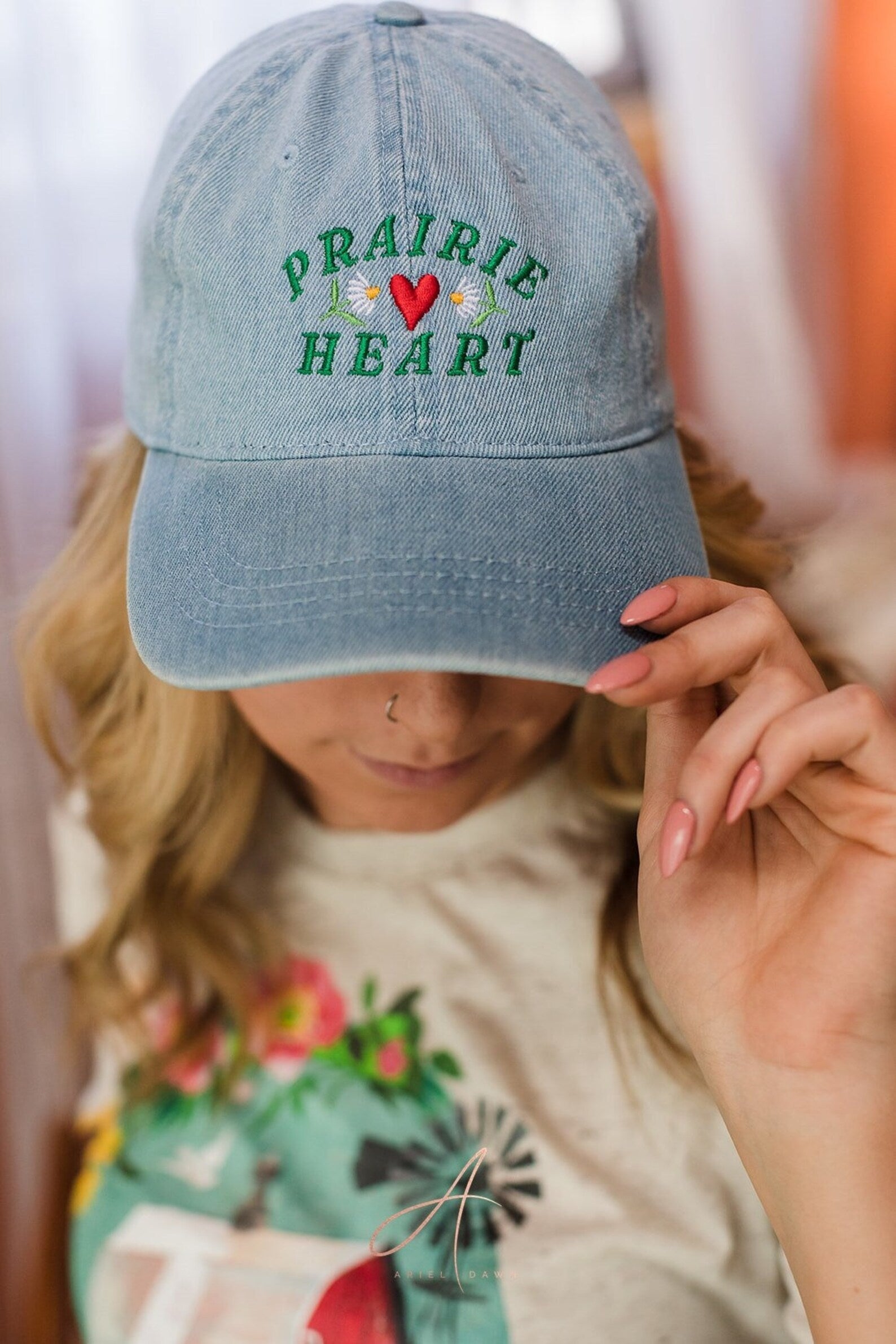 Prairie Heart Denim Hat