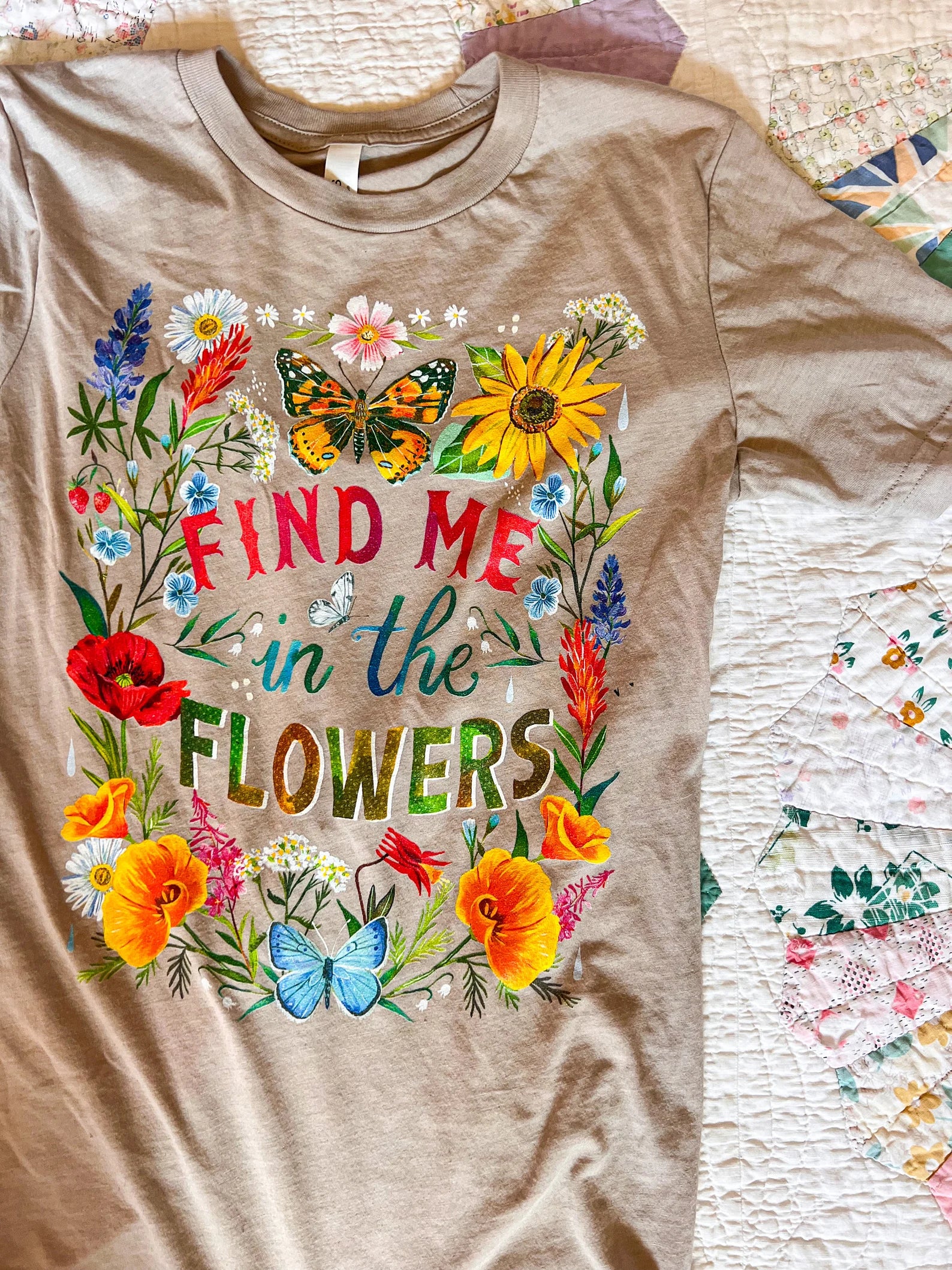 Find Me in The Flowers T-Shirt