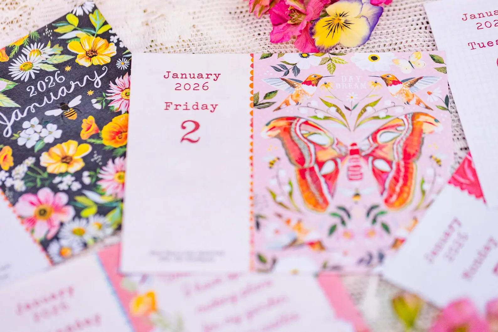 Wild Beauty 2026 Day-to-Day Calendar by Katie Daisy