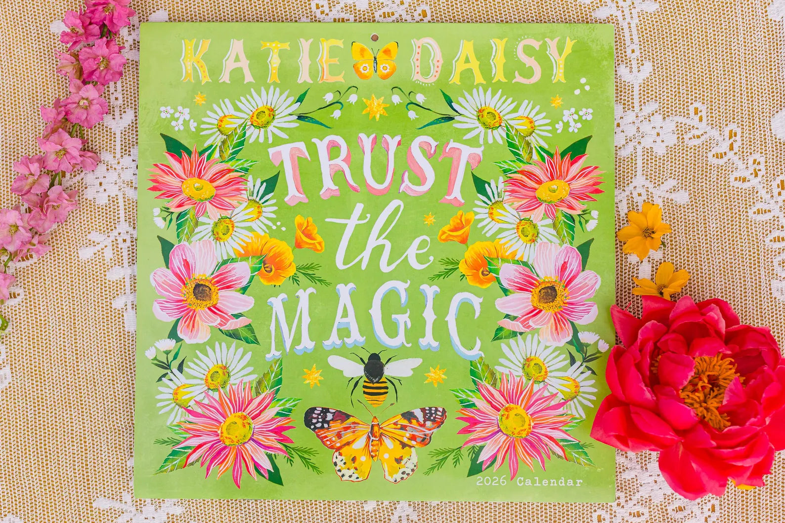 2026 Wall Calendar by Katie Daisy