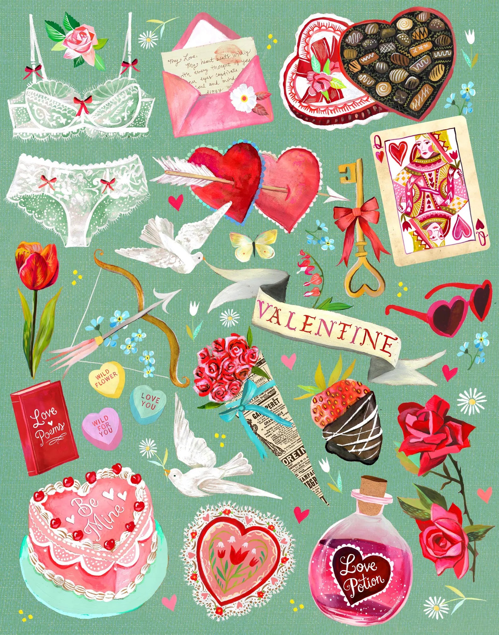Be My Valentine Art Print