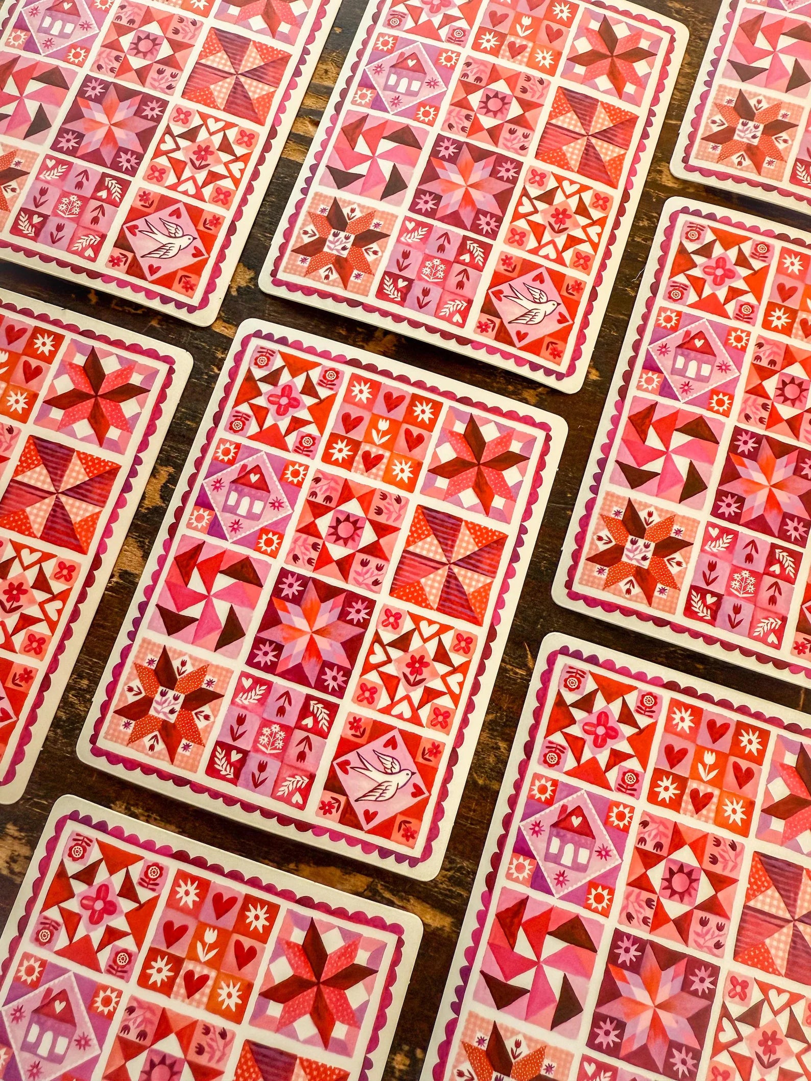 Stitched With Love Sticker