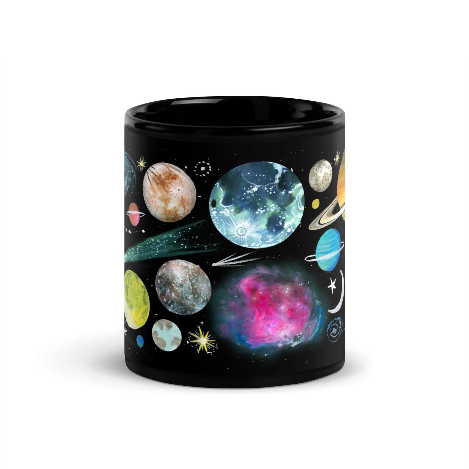 Black Space Mug