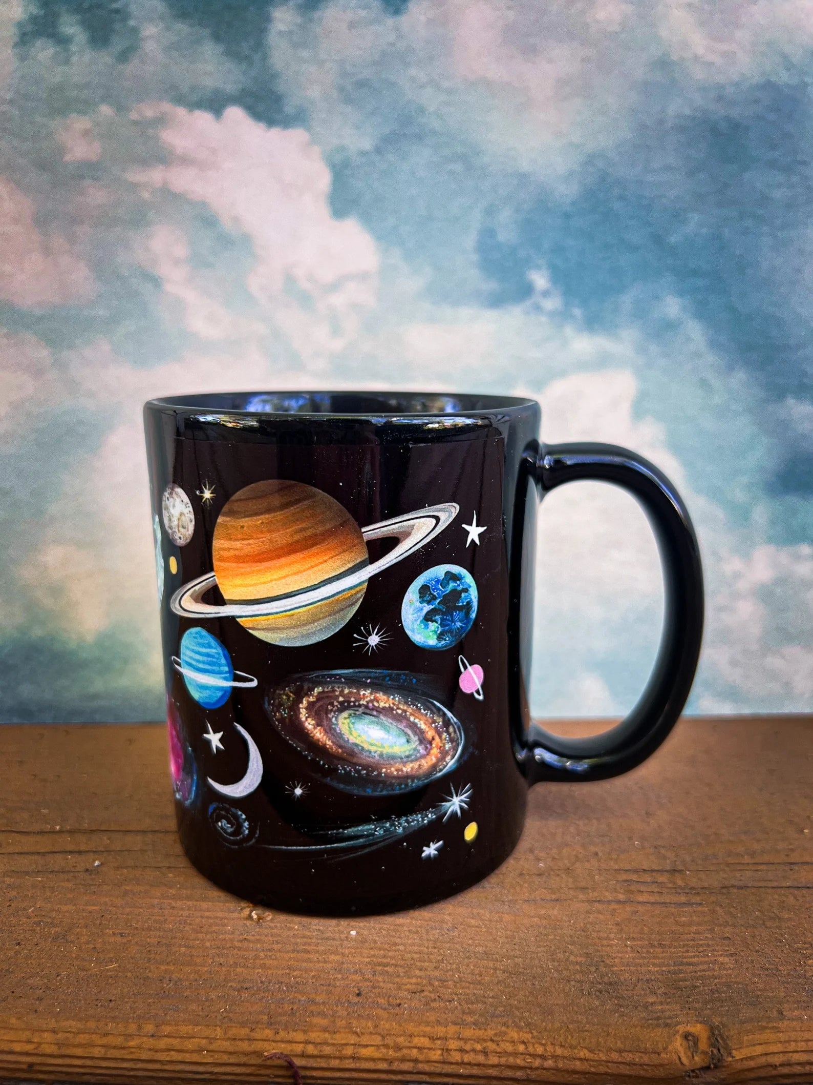 Black Space Mug
