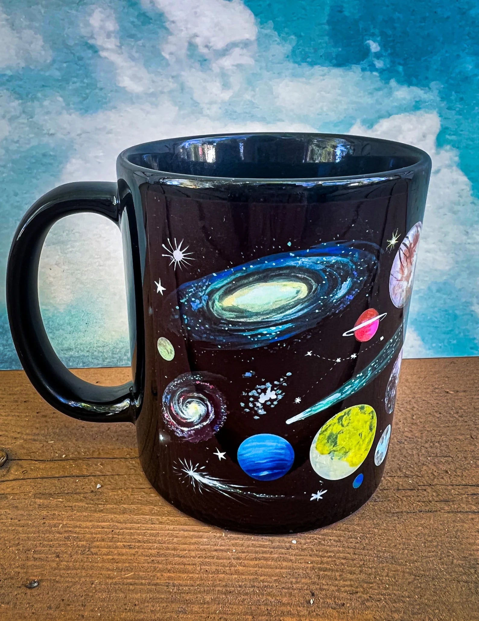 Black Space Mug