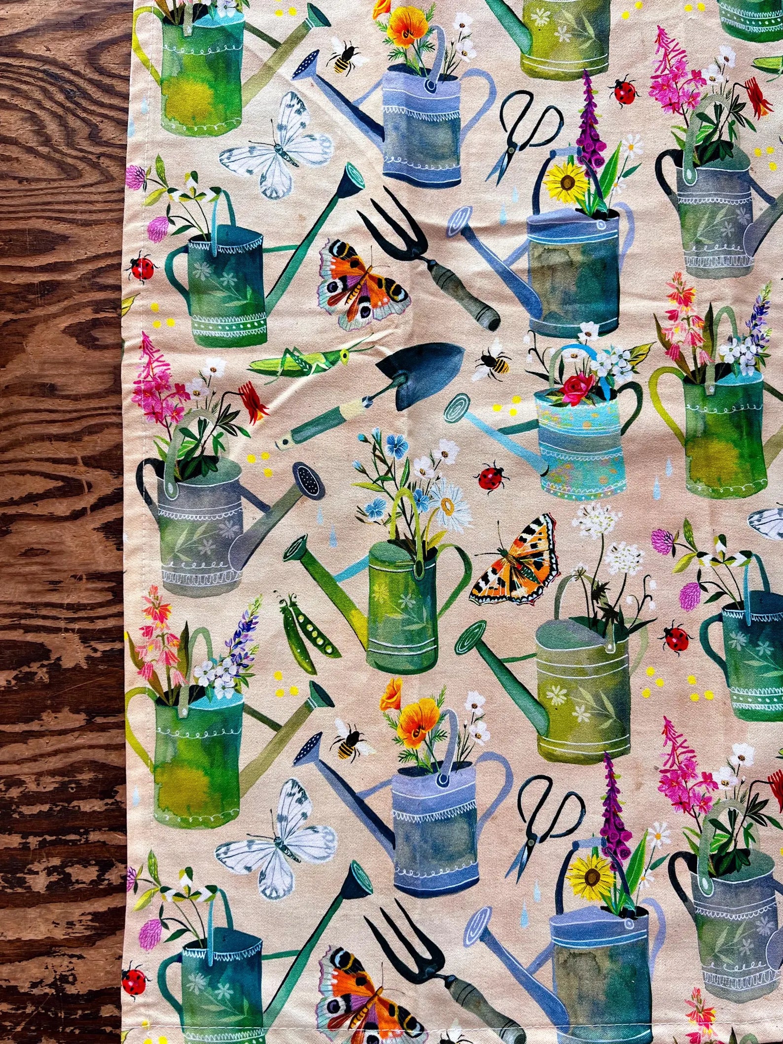 Watering Cans Tea Towel