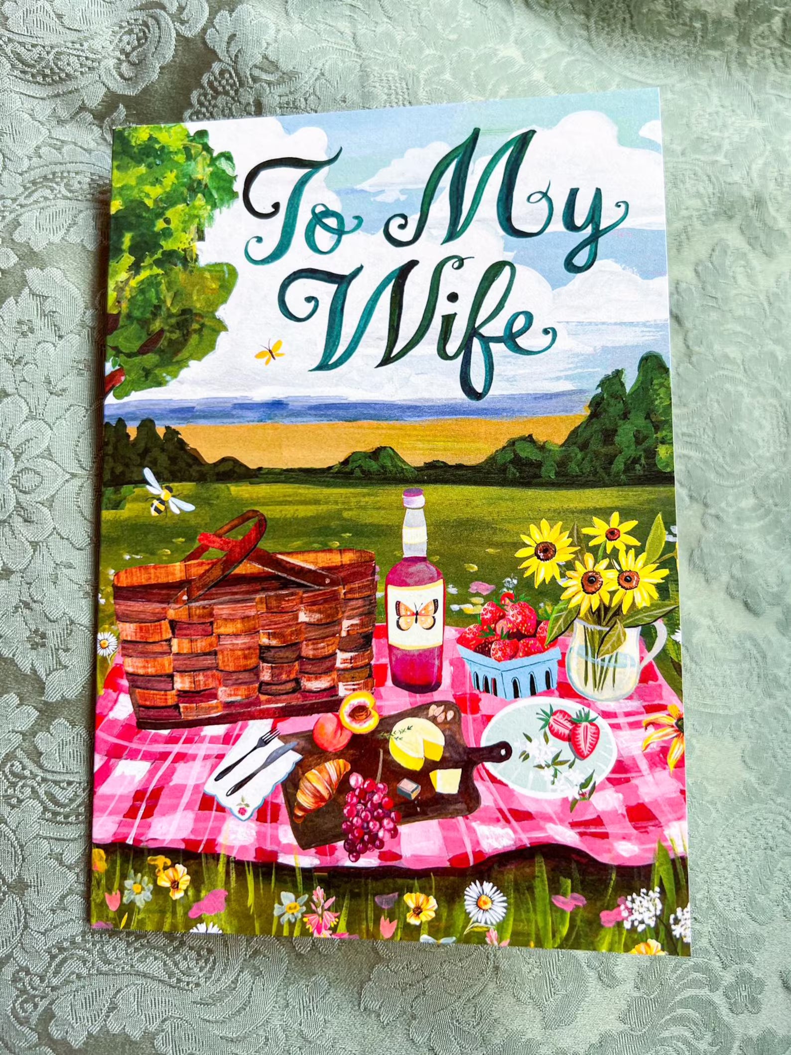 Picnic - Mother’s Day Card for Wife