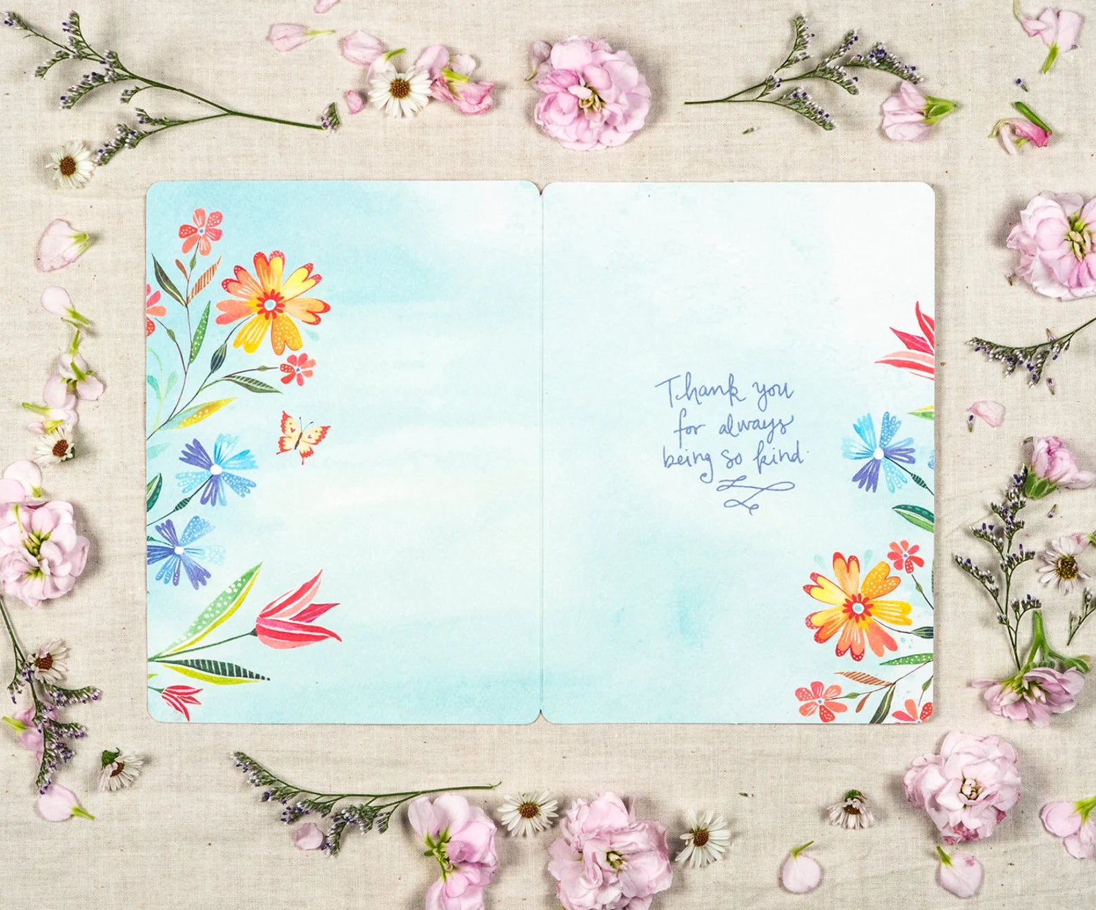 Be Kind - Thank You Greeting Card